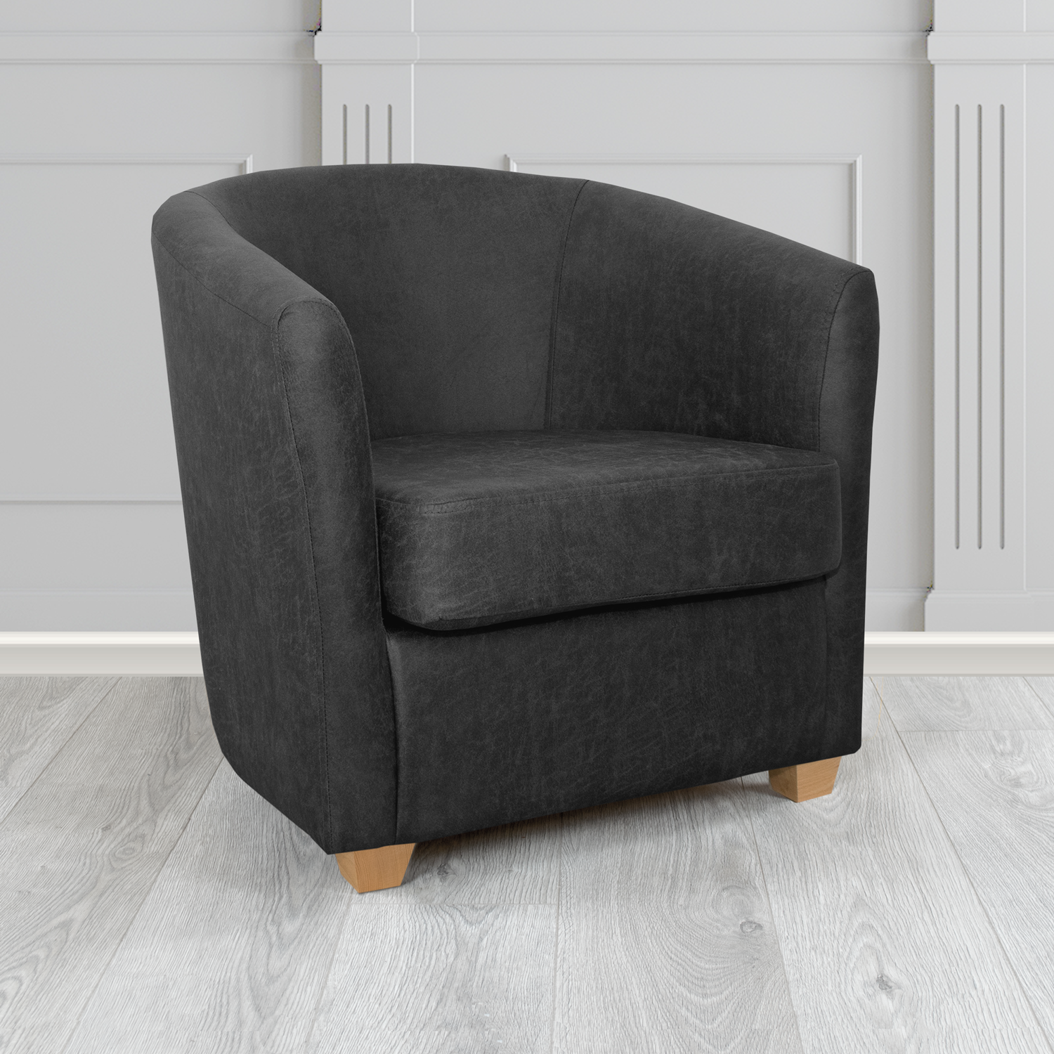 Cannes Tub Chair in Nevada Faux Leather