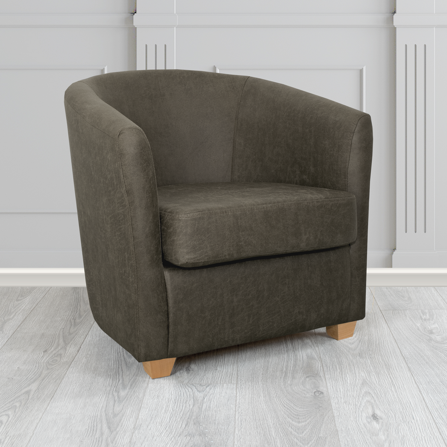 Cannes Tub Chair in Nevada Faux Leather