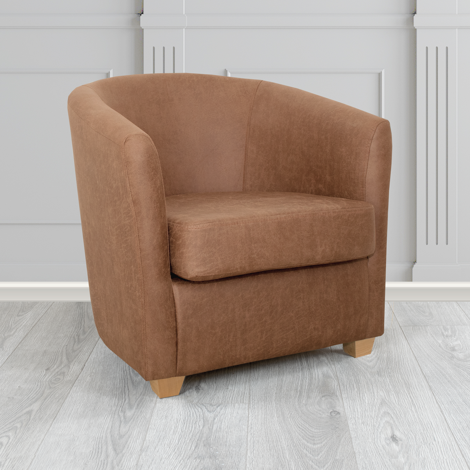 Cannes Tub Chair in Nevada Faux Leather