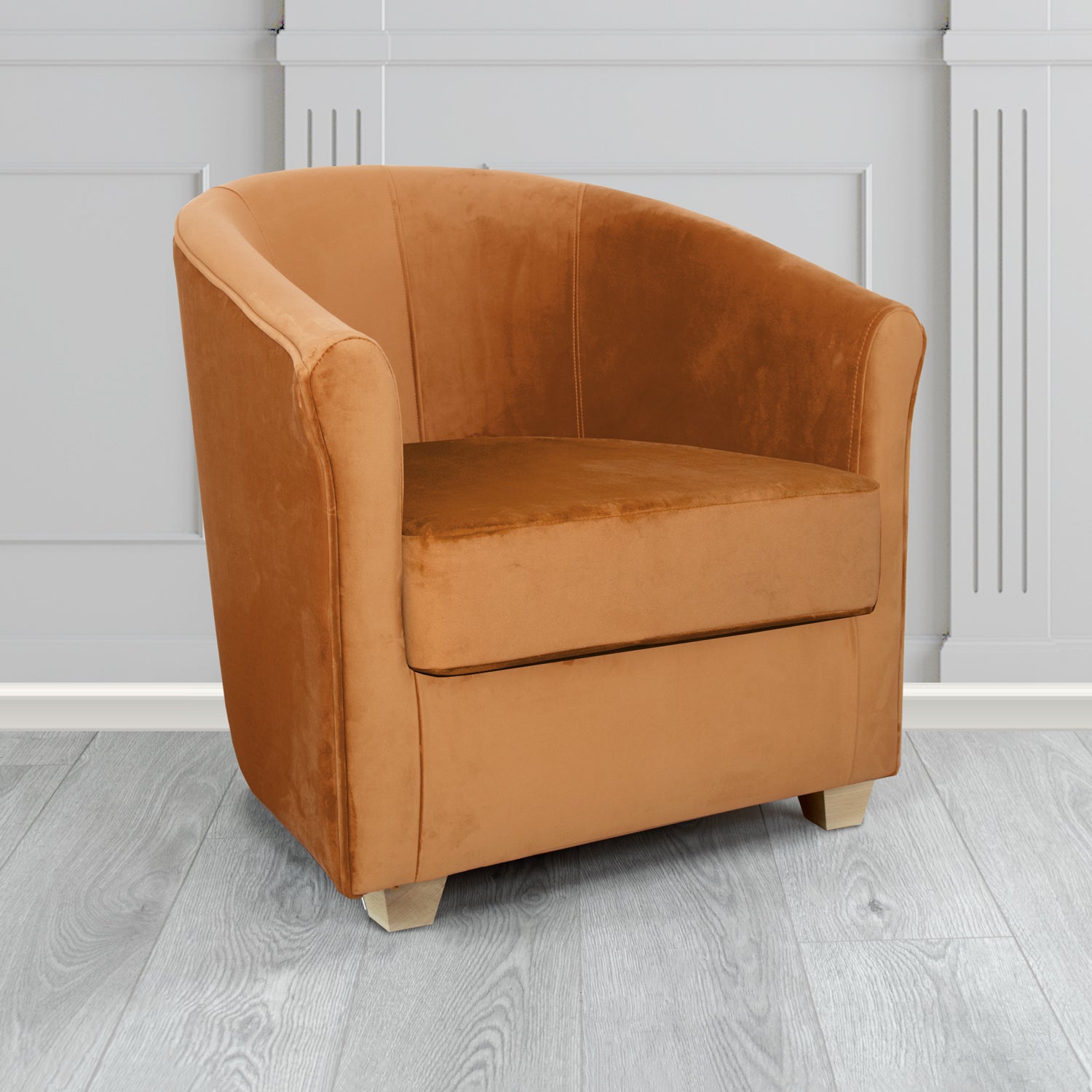 Cannes Tub Chair in Sapore Velvet Fabric