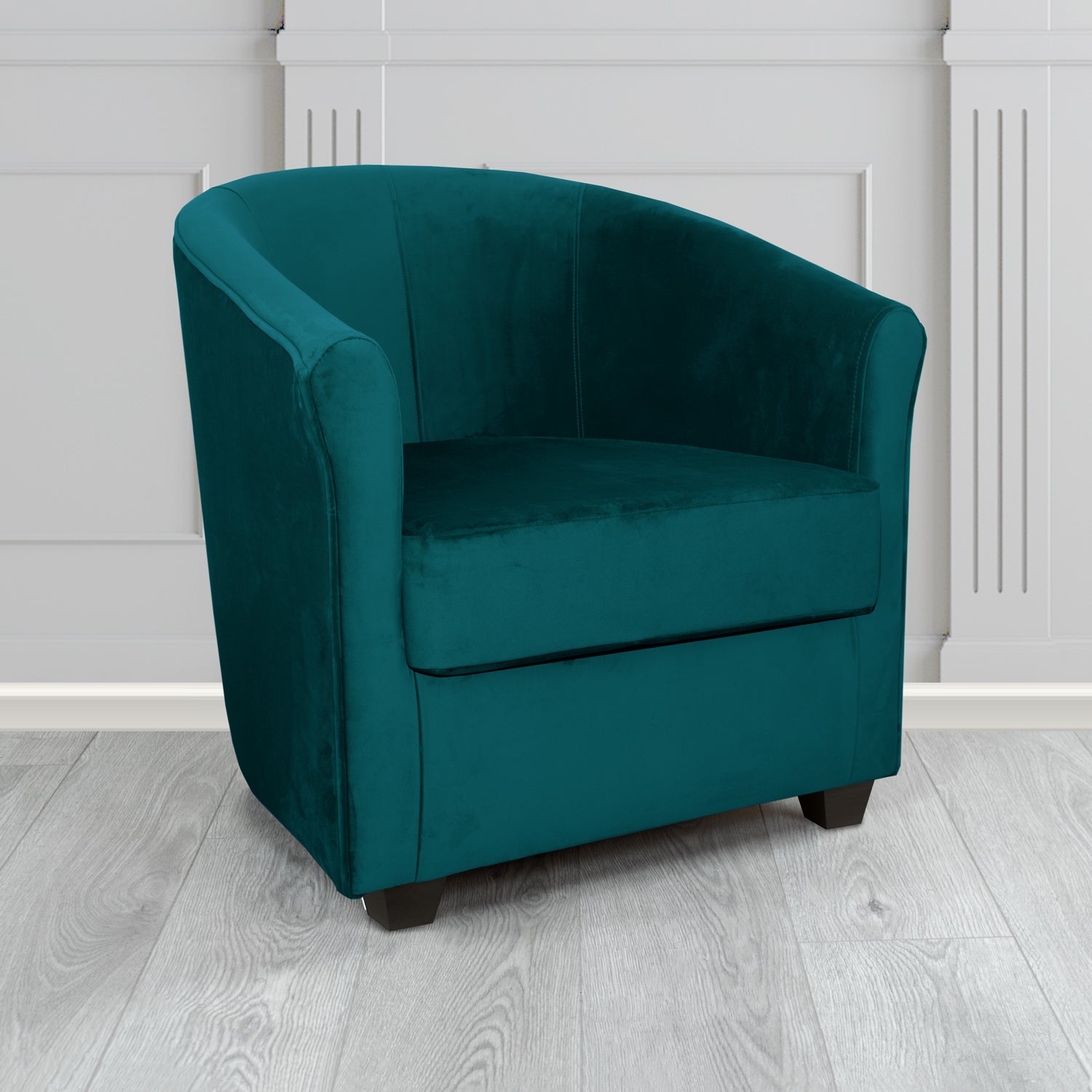 Cannes Tub Chair in Sapore Crib 5 Velvet Fabric