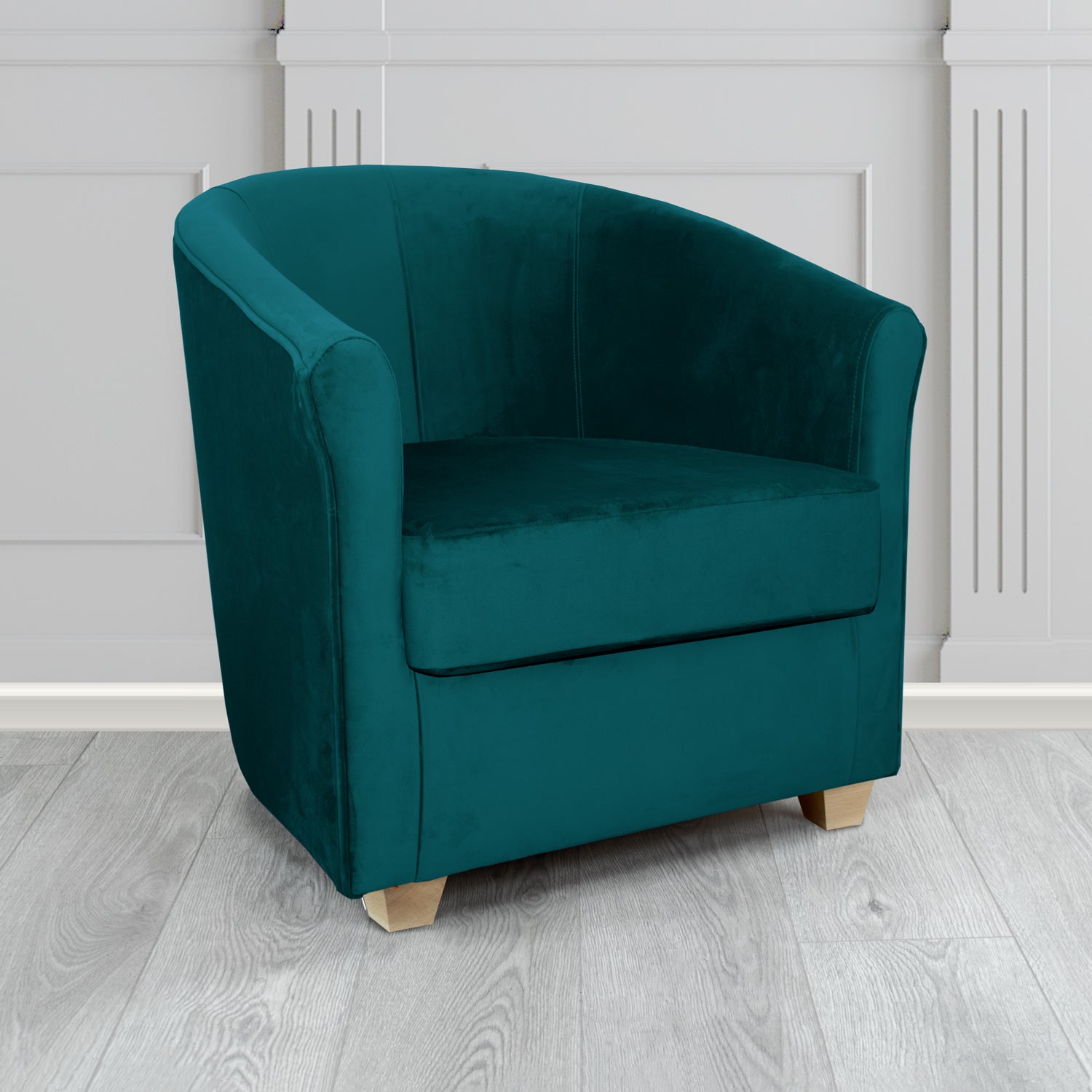 Cannes Tub Chair in Sapore Crib 5 Velvet Fabric