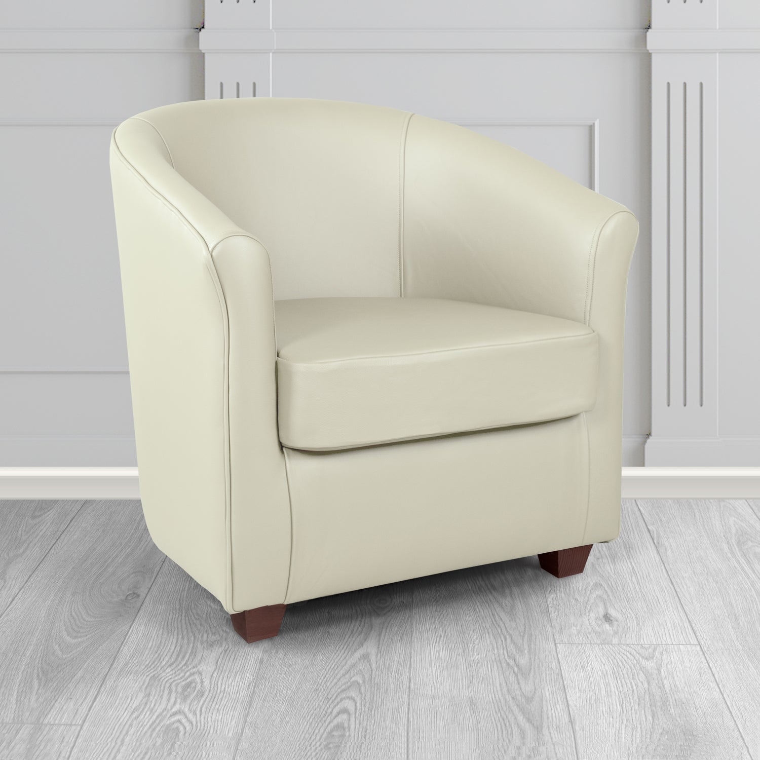Cannes Tub Chair in Shelly Crib 5 Genuine Leather