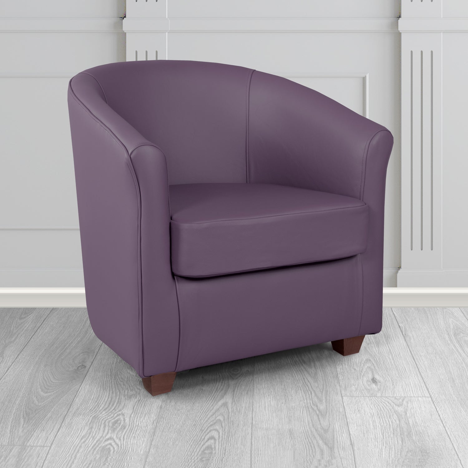 Cannes Tub Chair in Shelly Crib 5 Genuine Leather