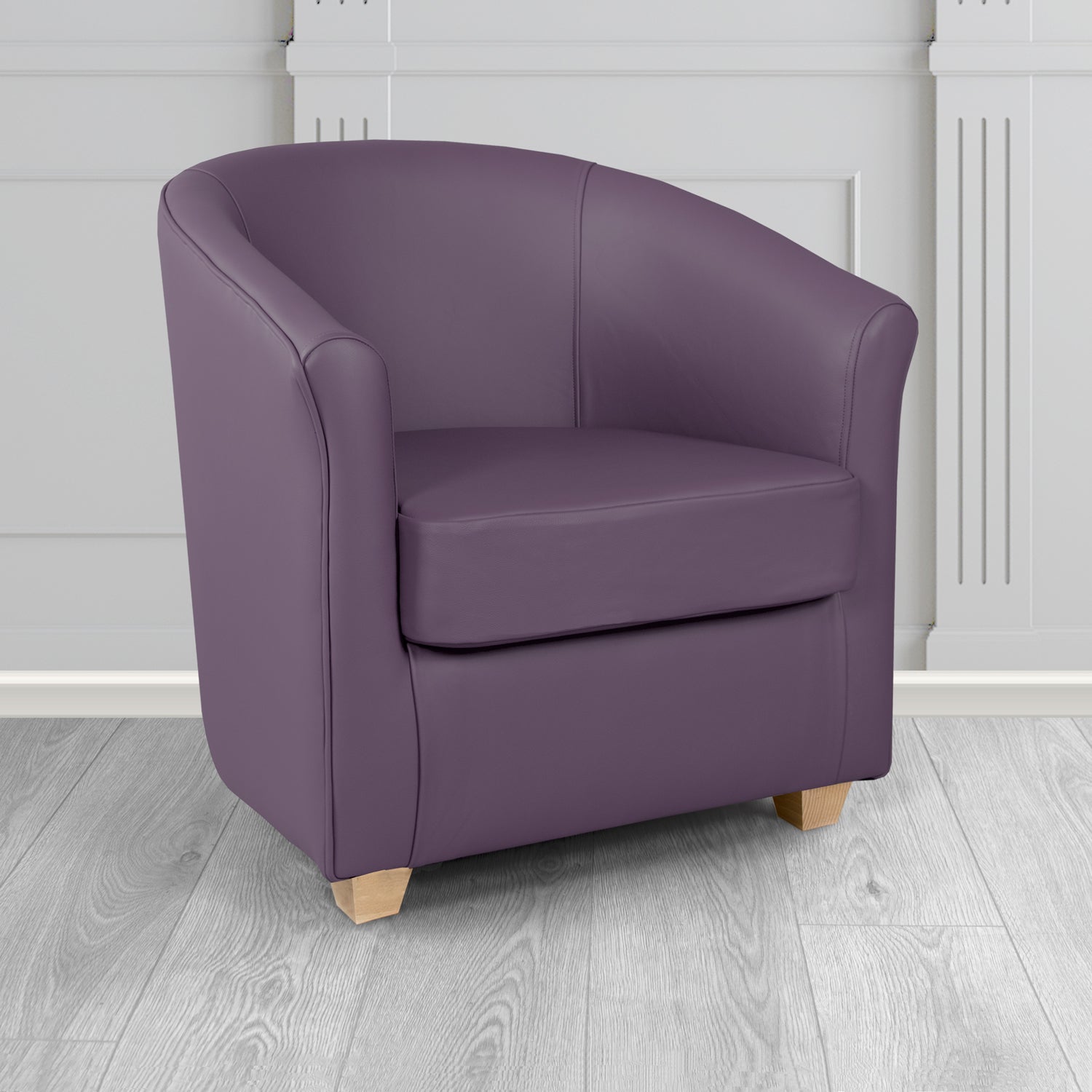 Cannes Tub Chair in Shelly Crib 5 Genuine Leather