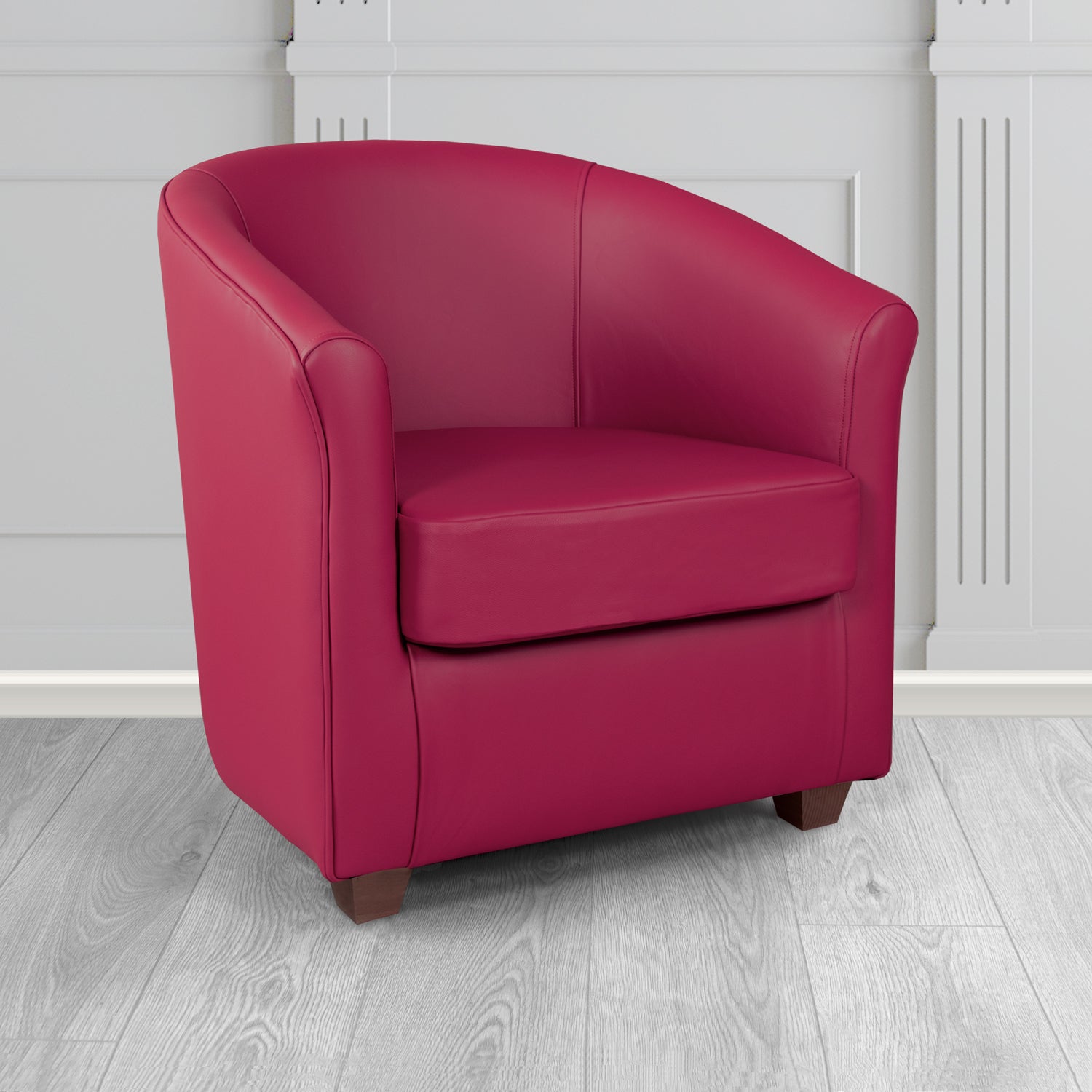 Cannes Tub Chair in Shelly Crib 5 Genuine Leather