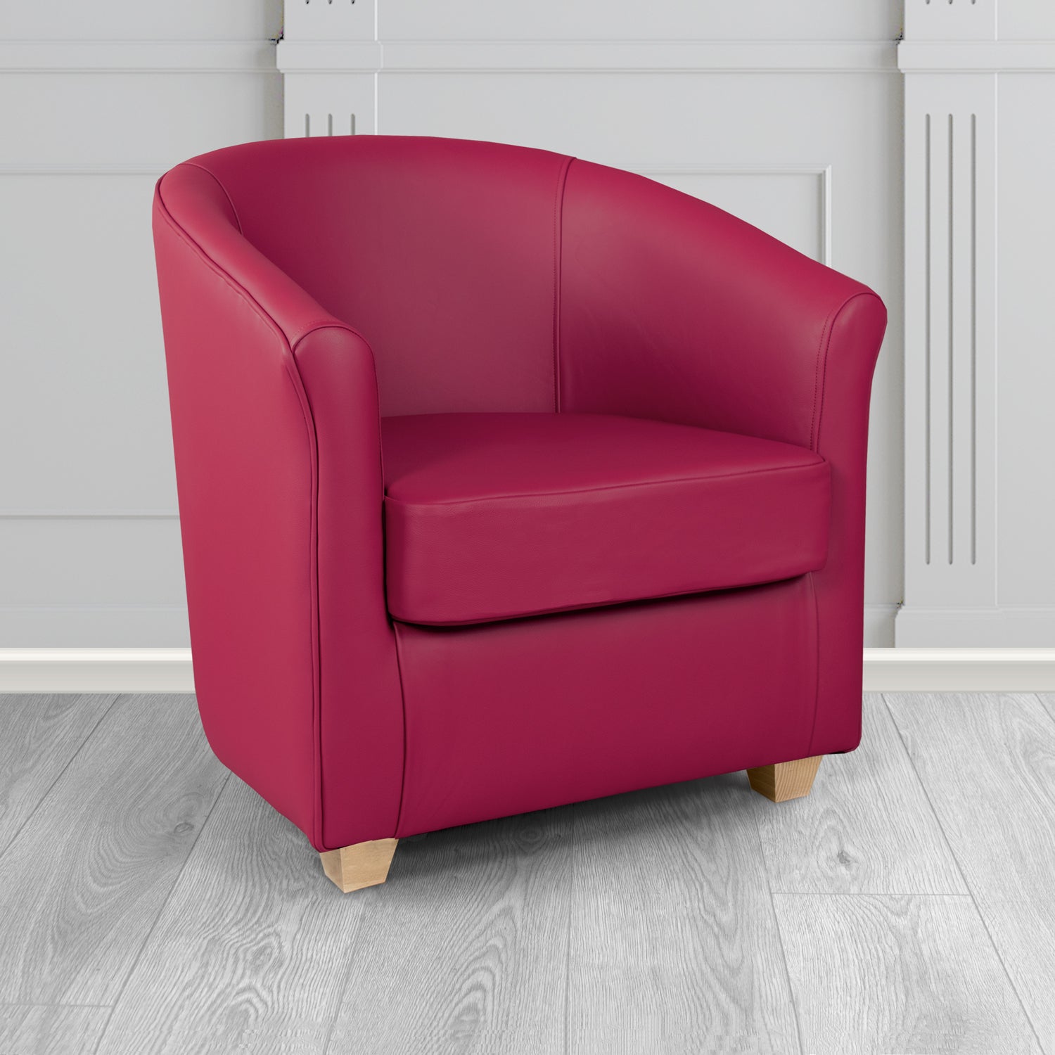 Cannes Tub Chair in Shelly Crib 5 Genuine Leather