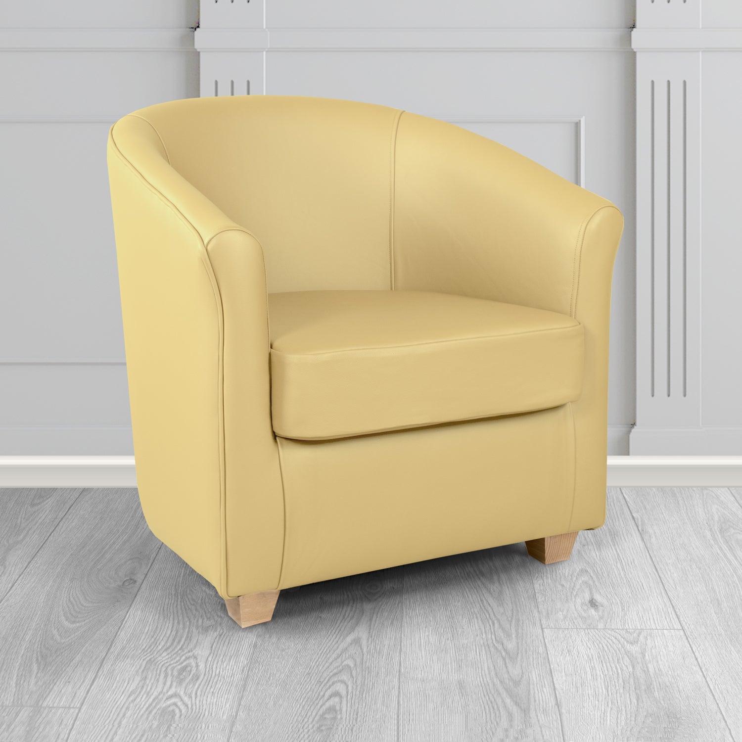 Cannes Tub Chair in Shelly Crib 5 Genuine Leather