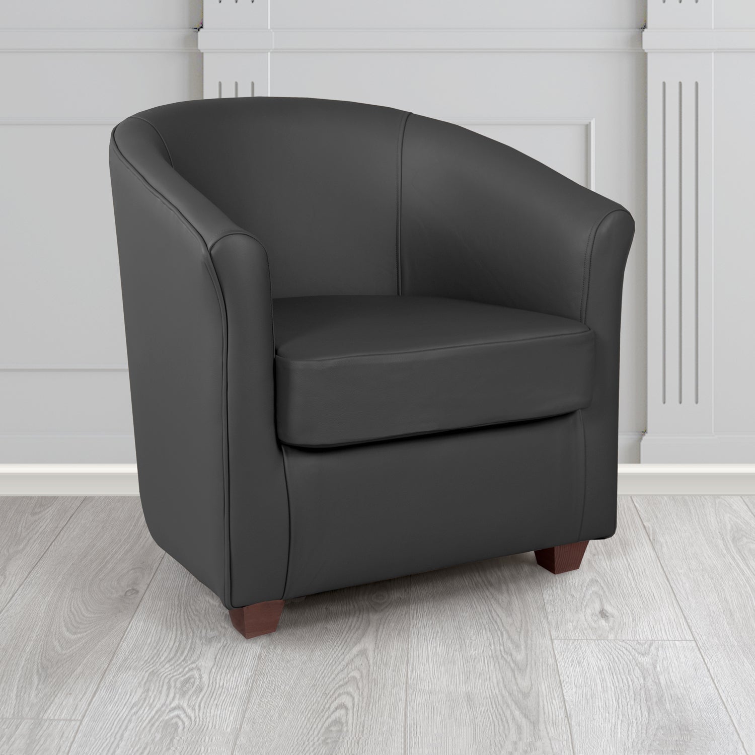 Cannes Tub Chair in Shelly Crib 5 Genuine Leather