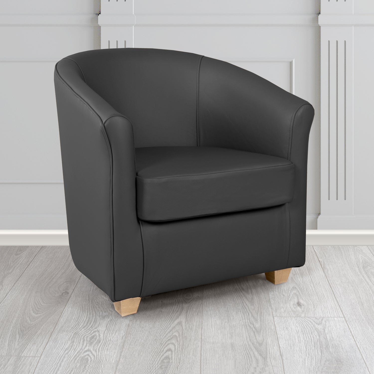 Cannes Tub Chair in Shelly Crib 5 Genuine Leather