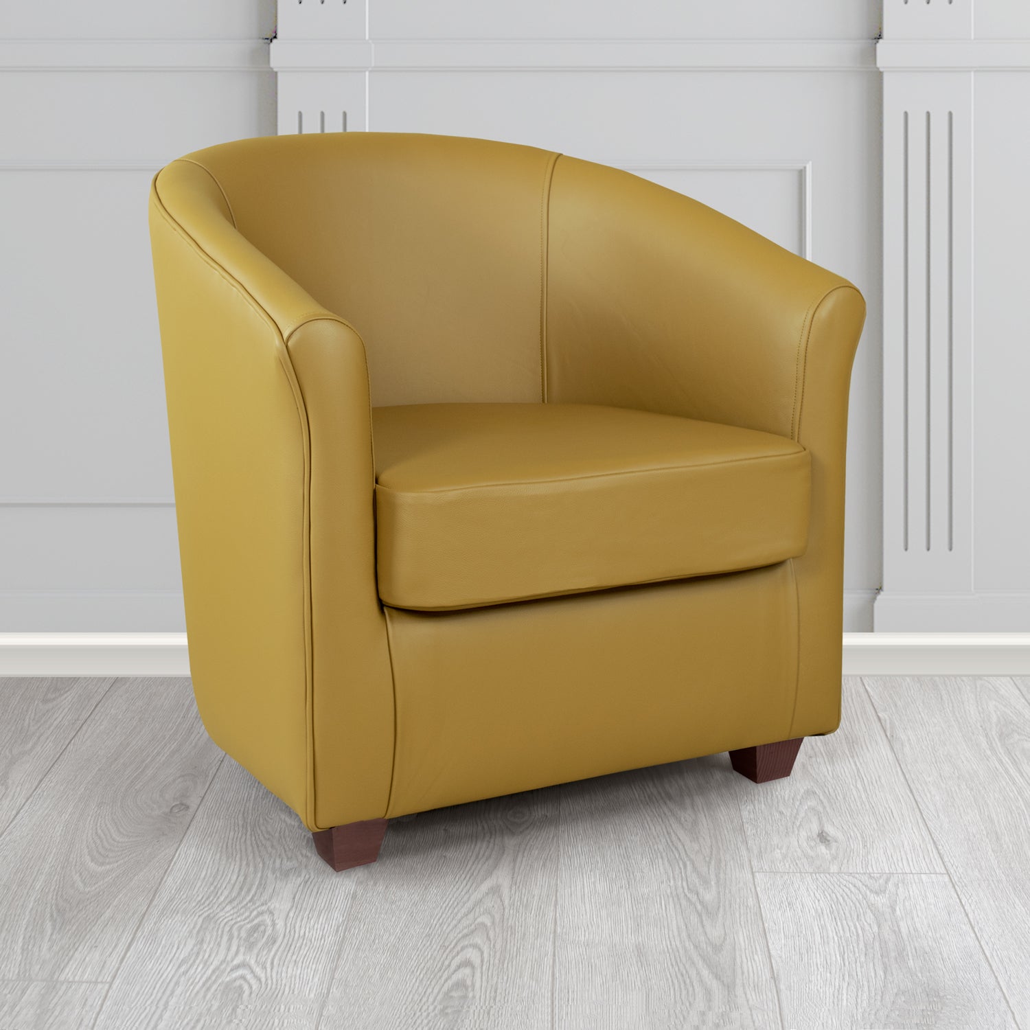 Cannes Tub Chair in Shelly Crib 5 Genuine Leather