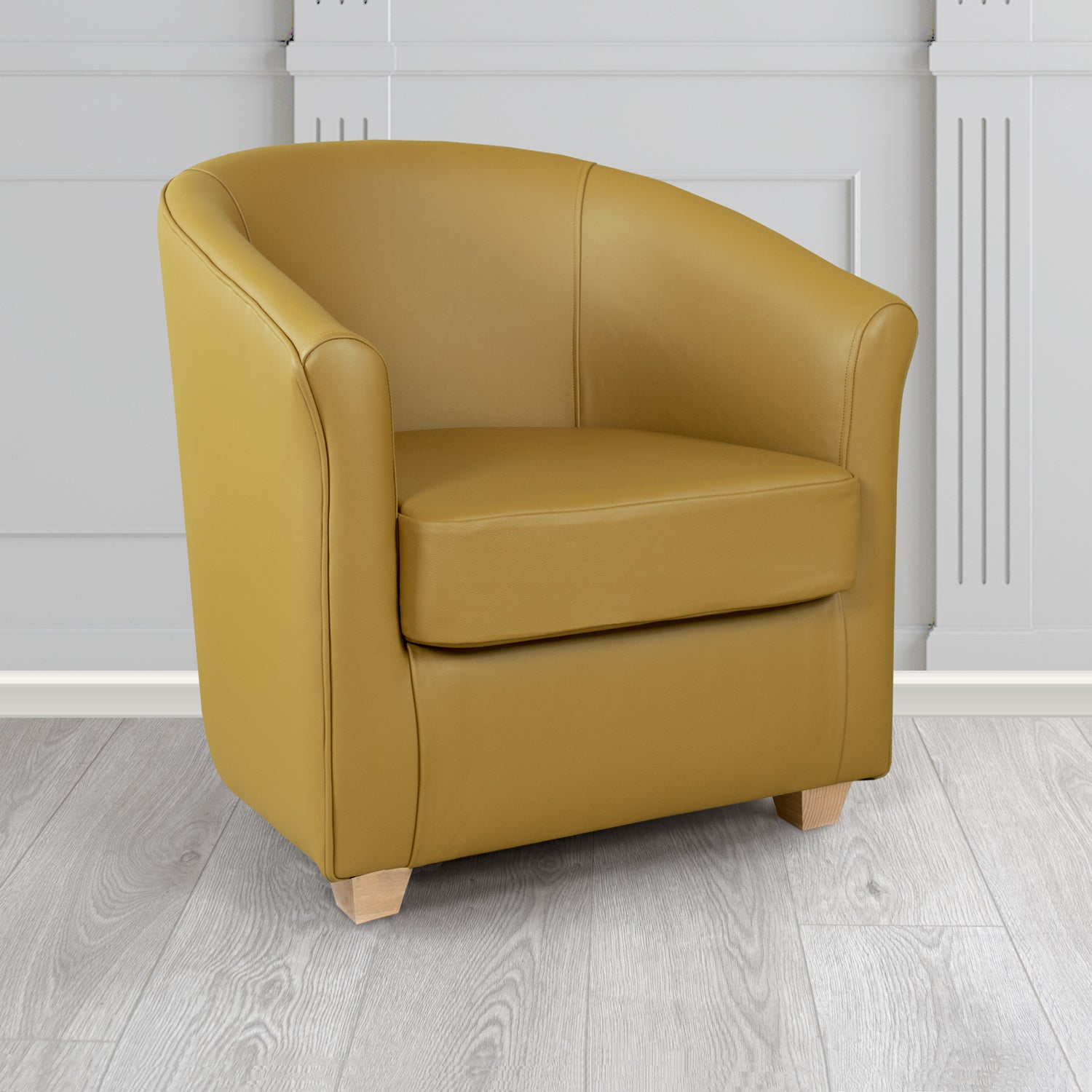 Cannes Tub Chair in Shelly Crib 5 Genuine Leather