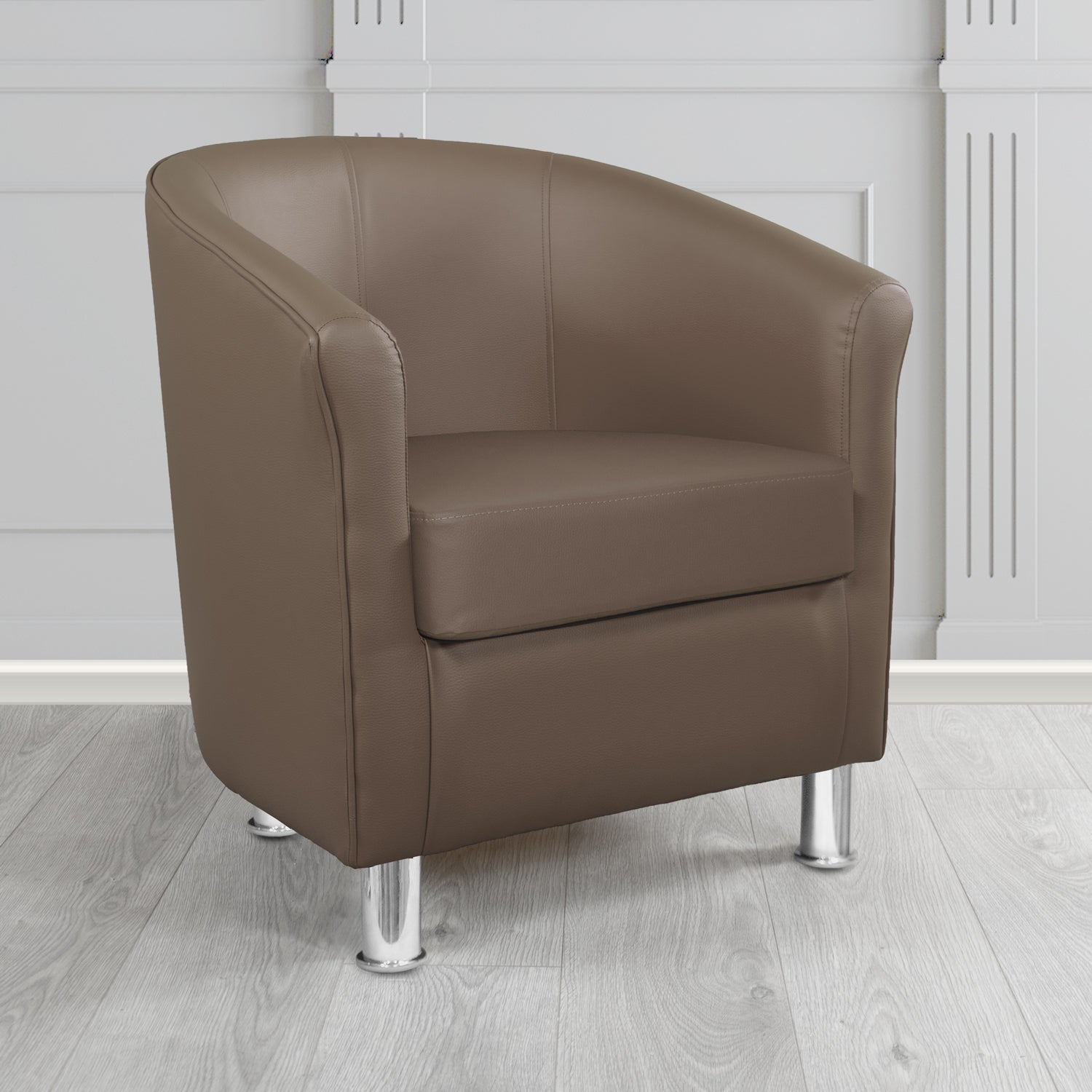Como Tub Chair in Memphis Antimicrobial Crib 5 Contract Faux Leather