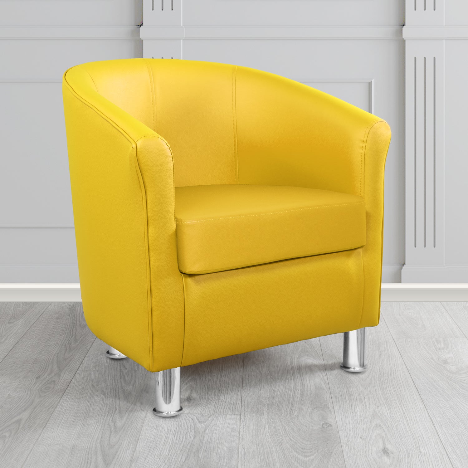Como Tub Chair in Memphis Antimicrobial Crib 5 Contract Faux Leather