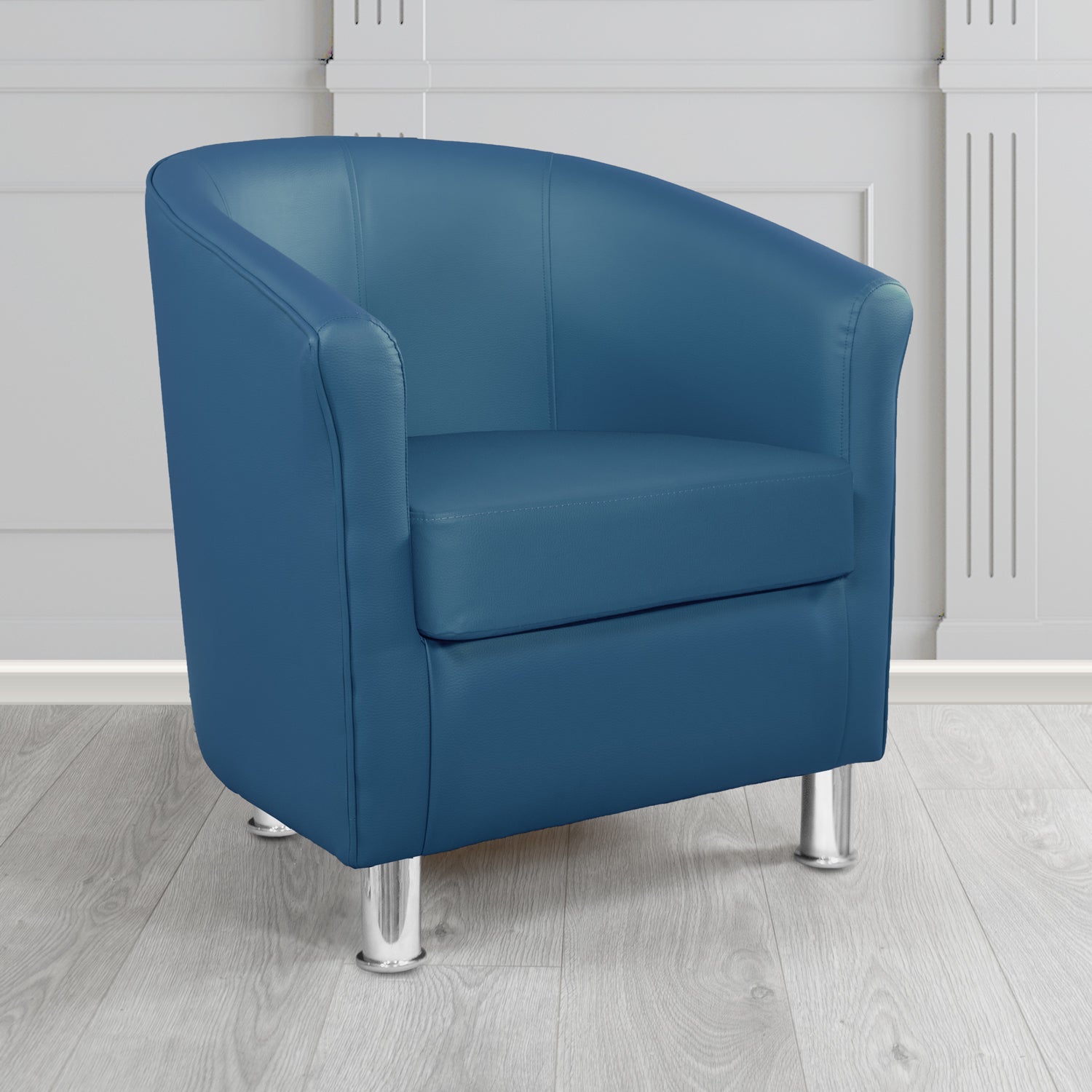 Como Tub Chair in Memphis Antimicrobial Crib 5 Contract Faux Leather