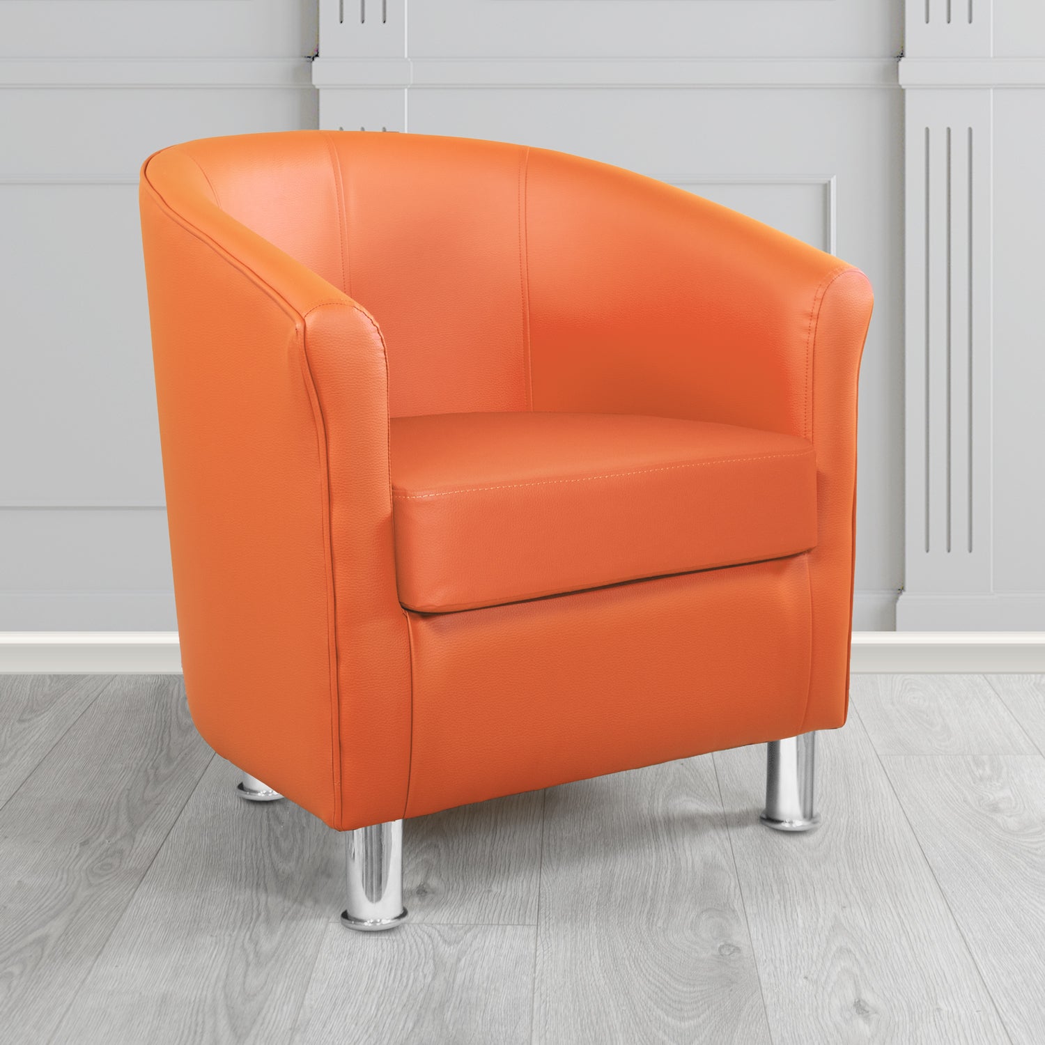 Como Tub Chair in Memphis Antimicrobial Crib 5 Contract Faux Leather