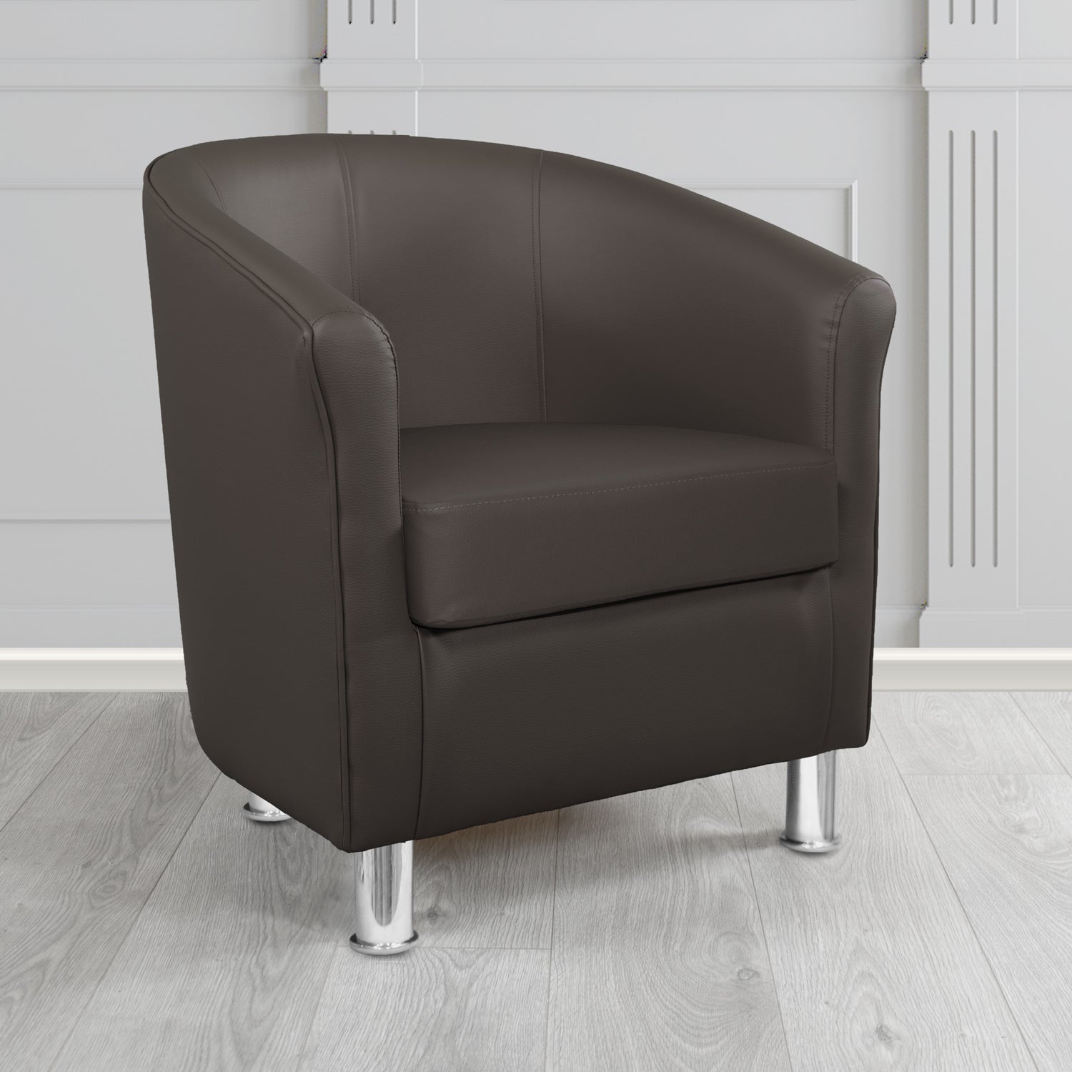 Como Tub Chair in Memphis Antimicrobial Crib 5 Contract Faux Leather