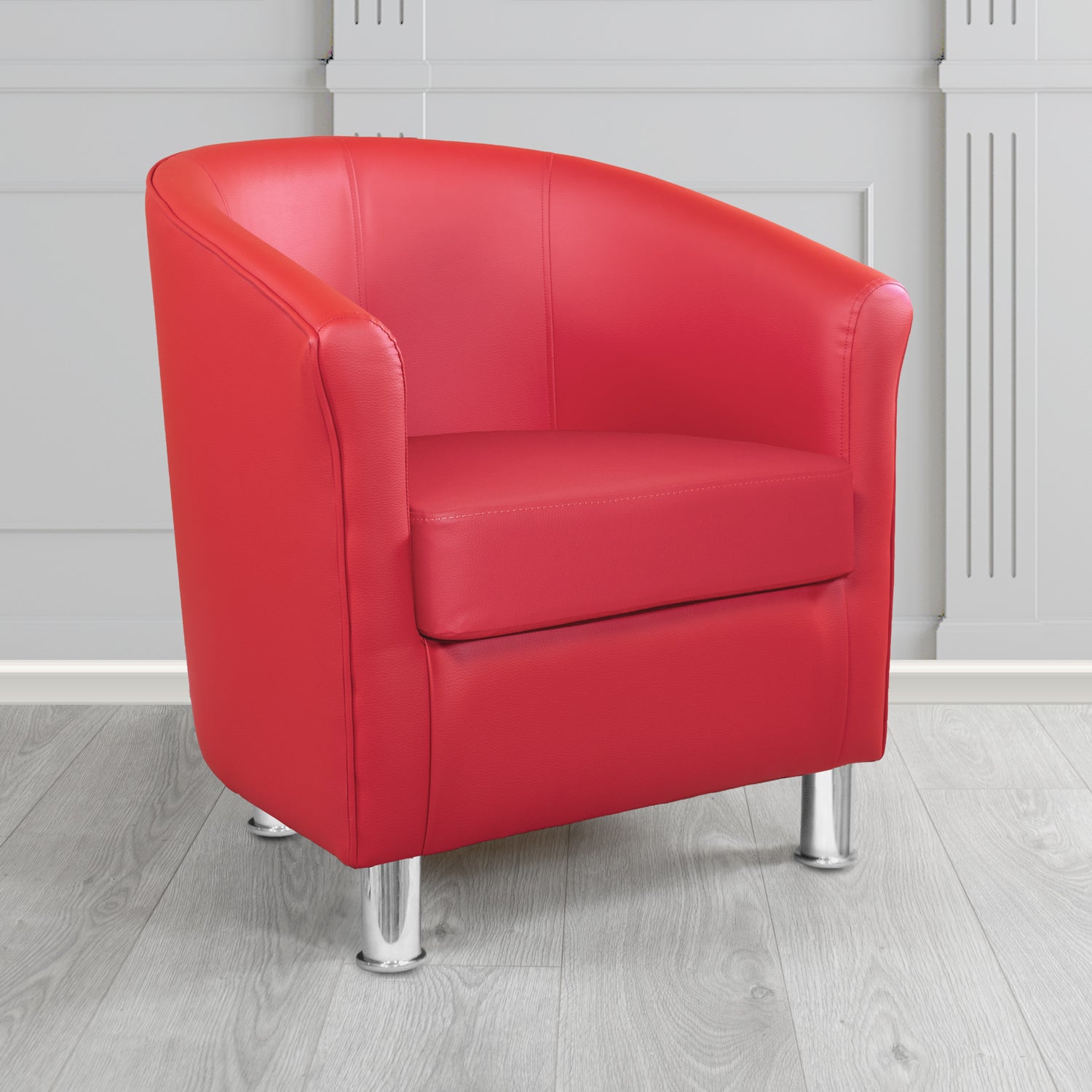 Como Tub Chair in Memphis Antimicrobial Crib 5 Contract Faux Leather