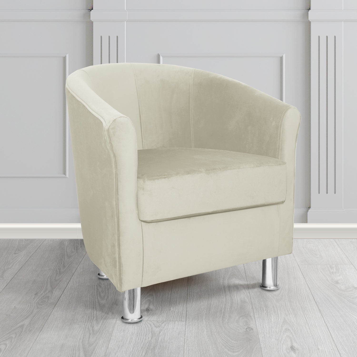 Como Tub Chair in Warwick Plush Velvet Fabric