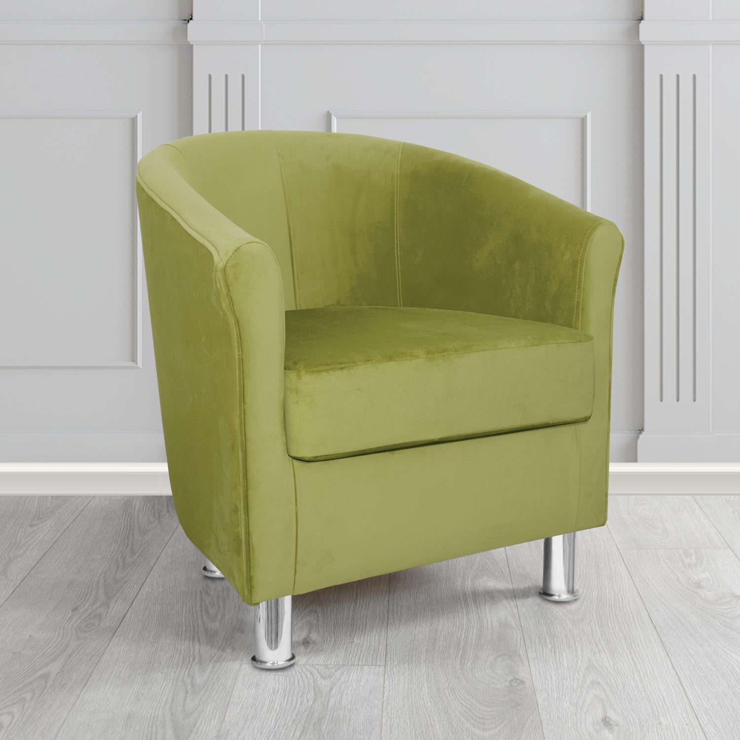 Como Tub Chair in Warwick Plush Velvet Fabric