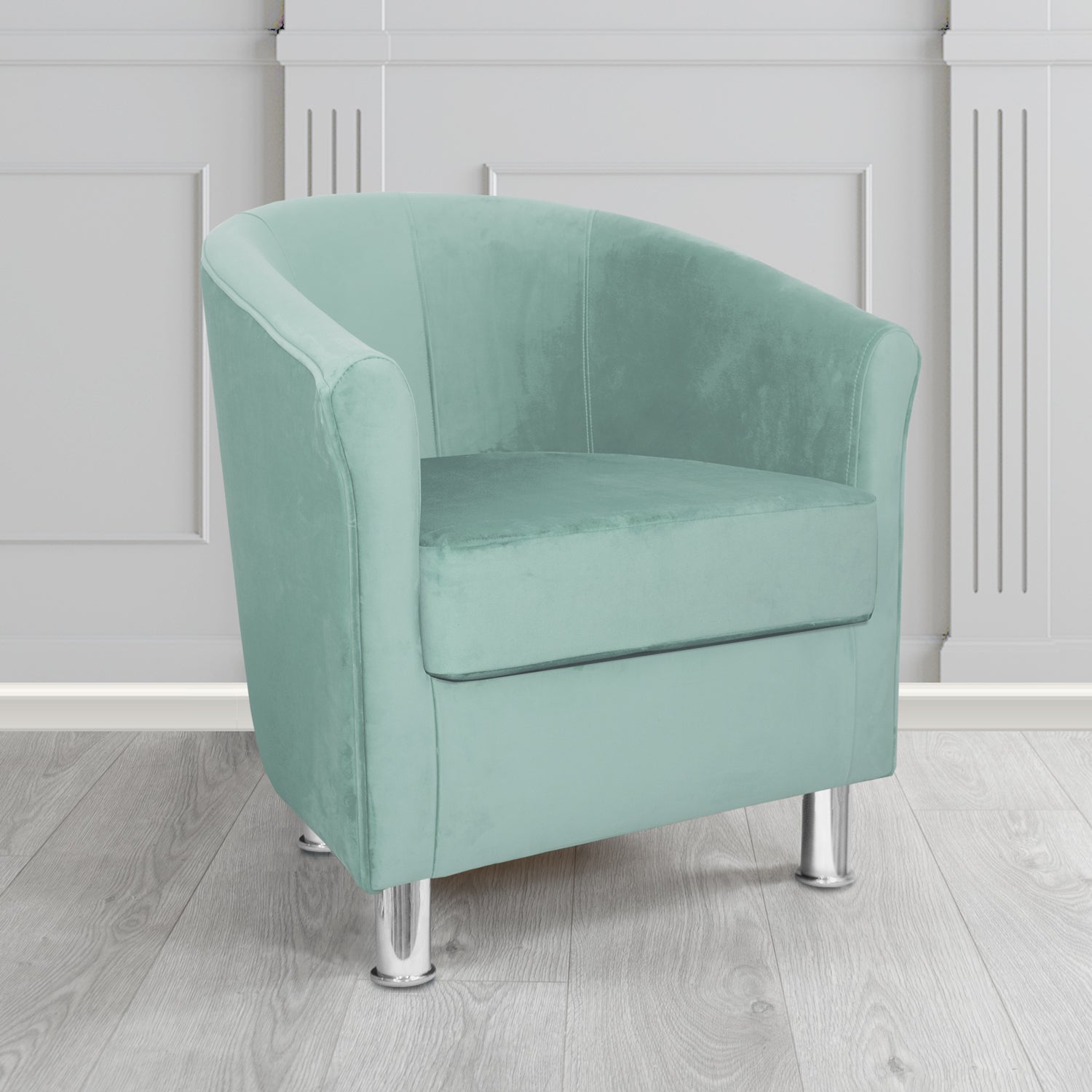 Como Tub Chair in Warwick Plush Velvet Fabric