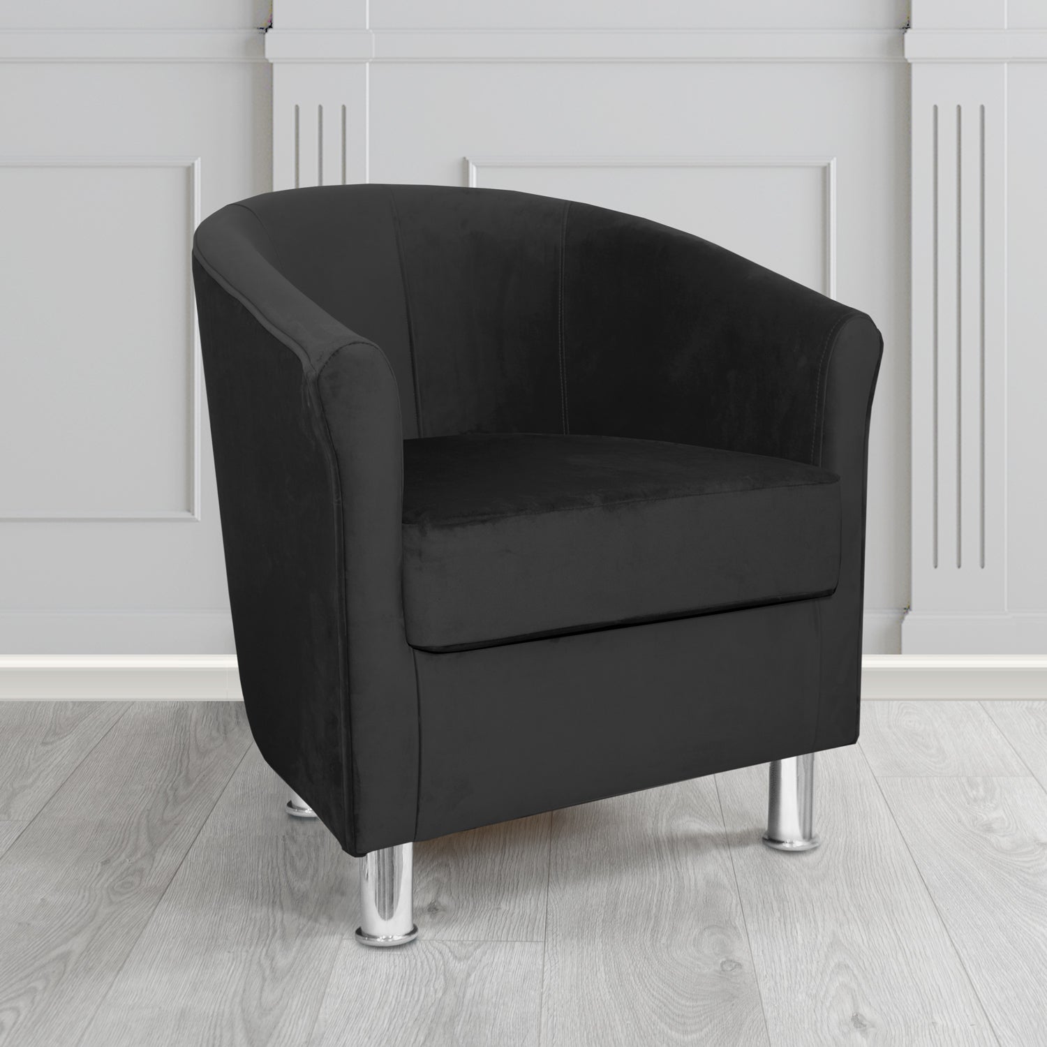 Como Tub Chair in Warwick Plush Velvet Fabric