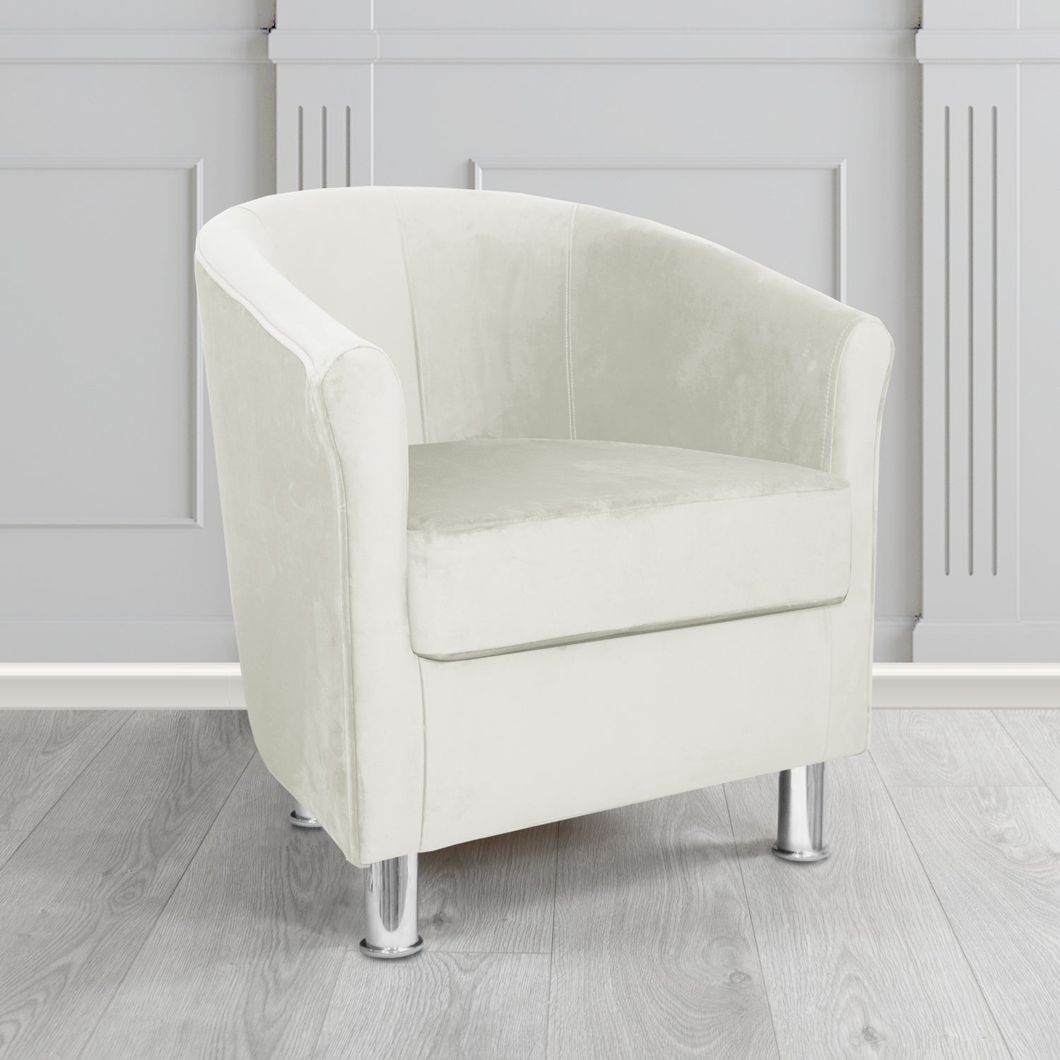 Como Tub Chair in Warwick Plush Velvet Fabric