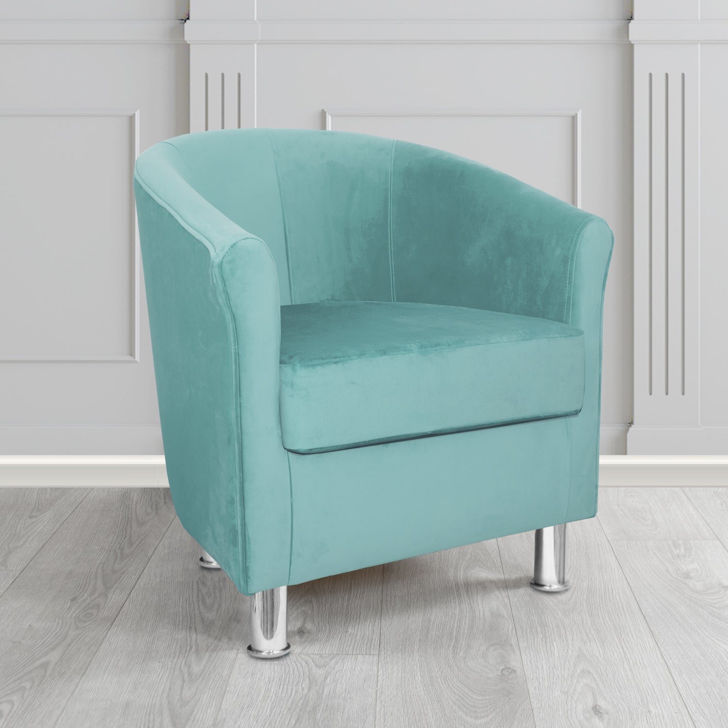 Como Tub Chair in Warwick Plush Velvet Fabric