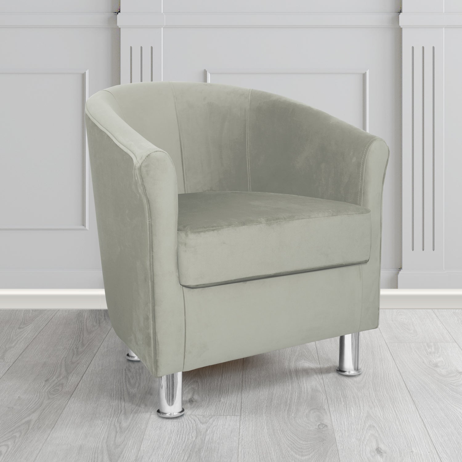Como Tub Chair in Warwick Plush Velvet Fabric