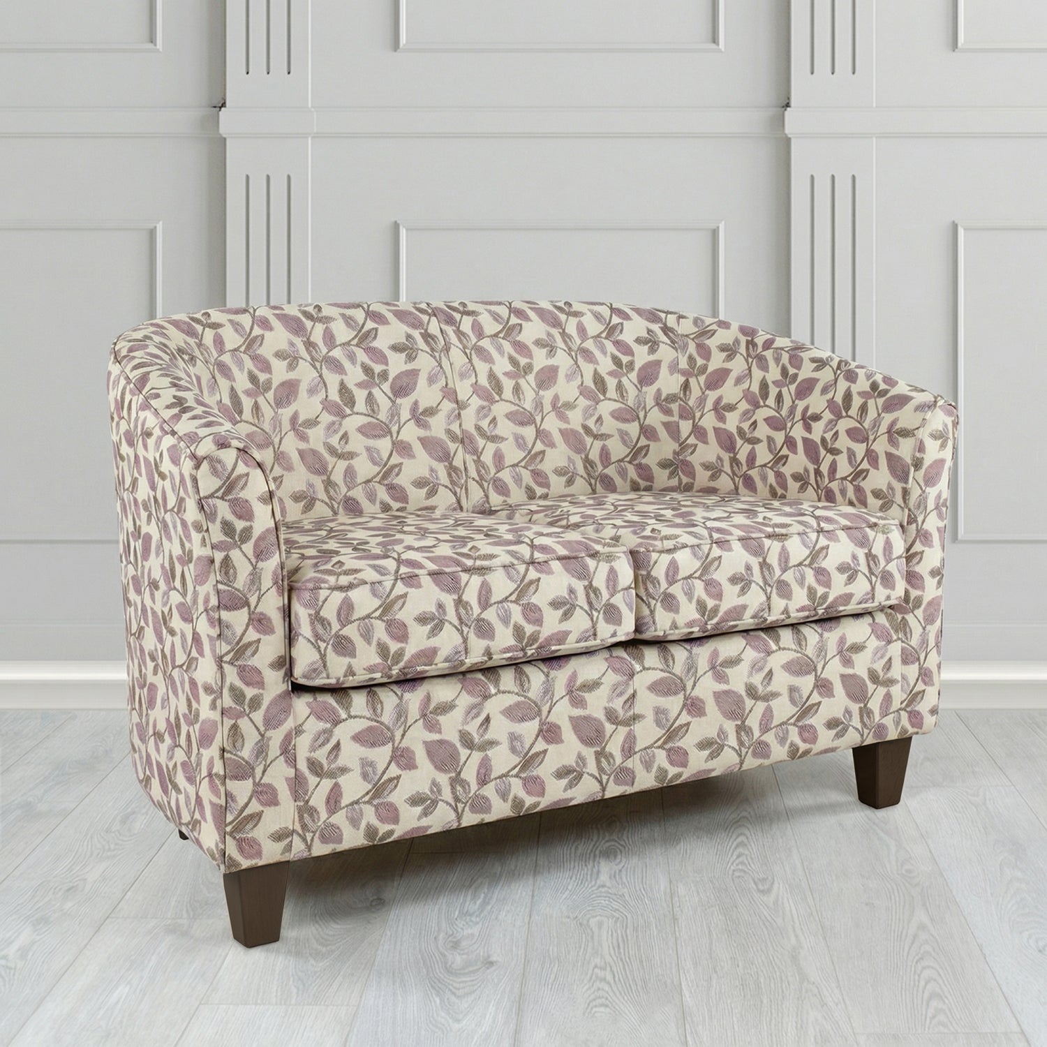 Devon 2 Seater Tub Sofa in Porter and Stone Vercelli Floral Fabric