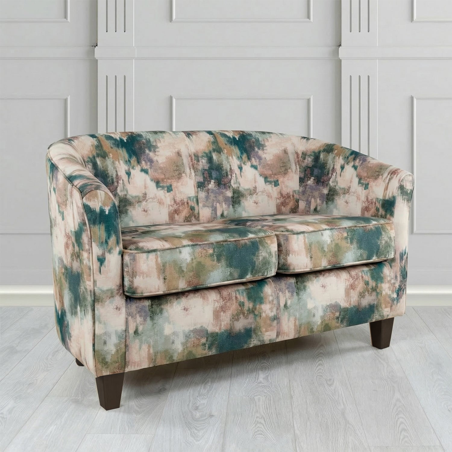 Devon 2 Seater Tub Sofa in Fryett's Kala Abstract Fabric