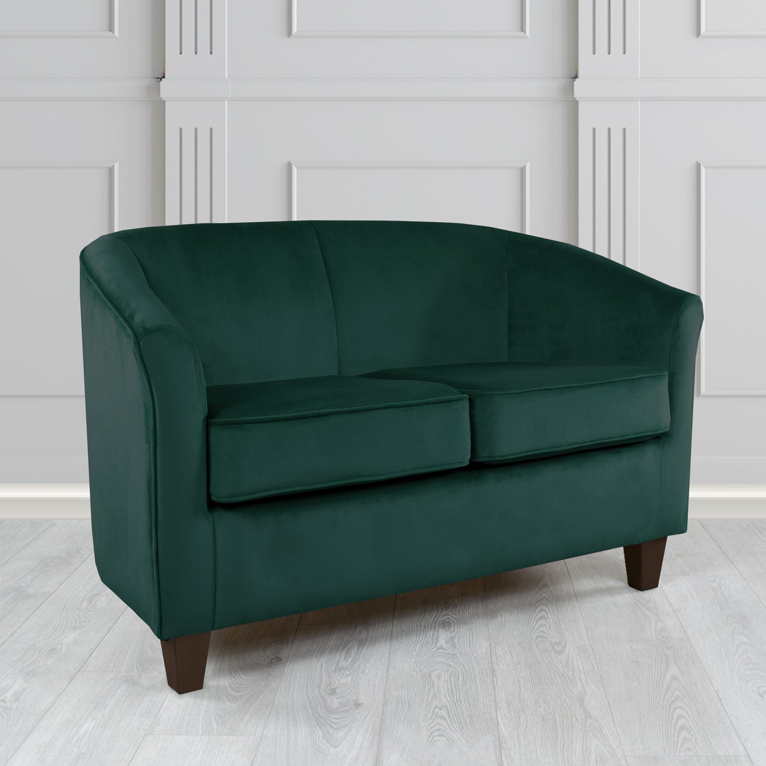 Devon 2 Seater Tub Sofa in Passione Velvet Fabric
