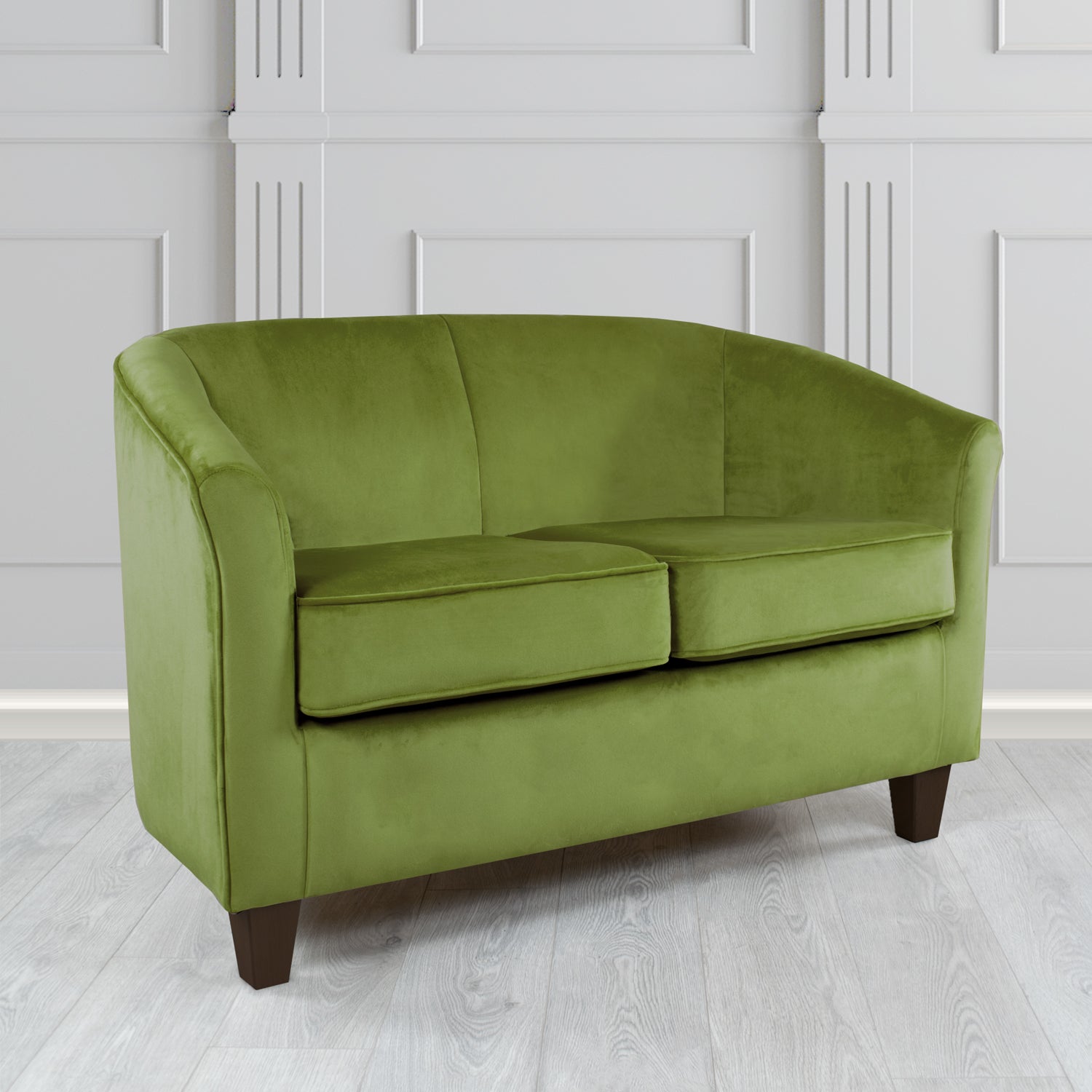 Devon 2 Seater Tub Sofa in Passione Velvet Fabric