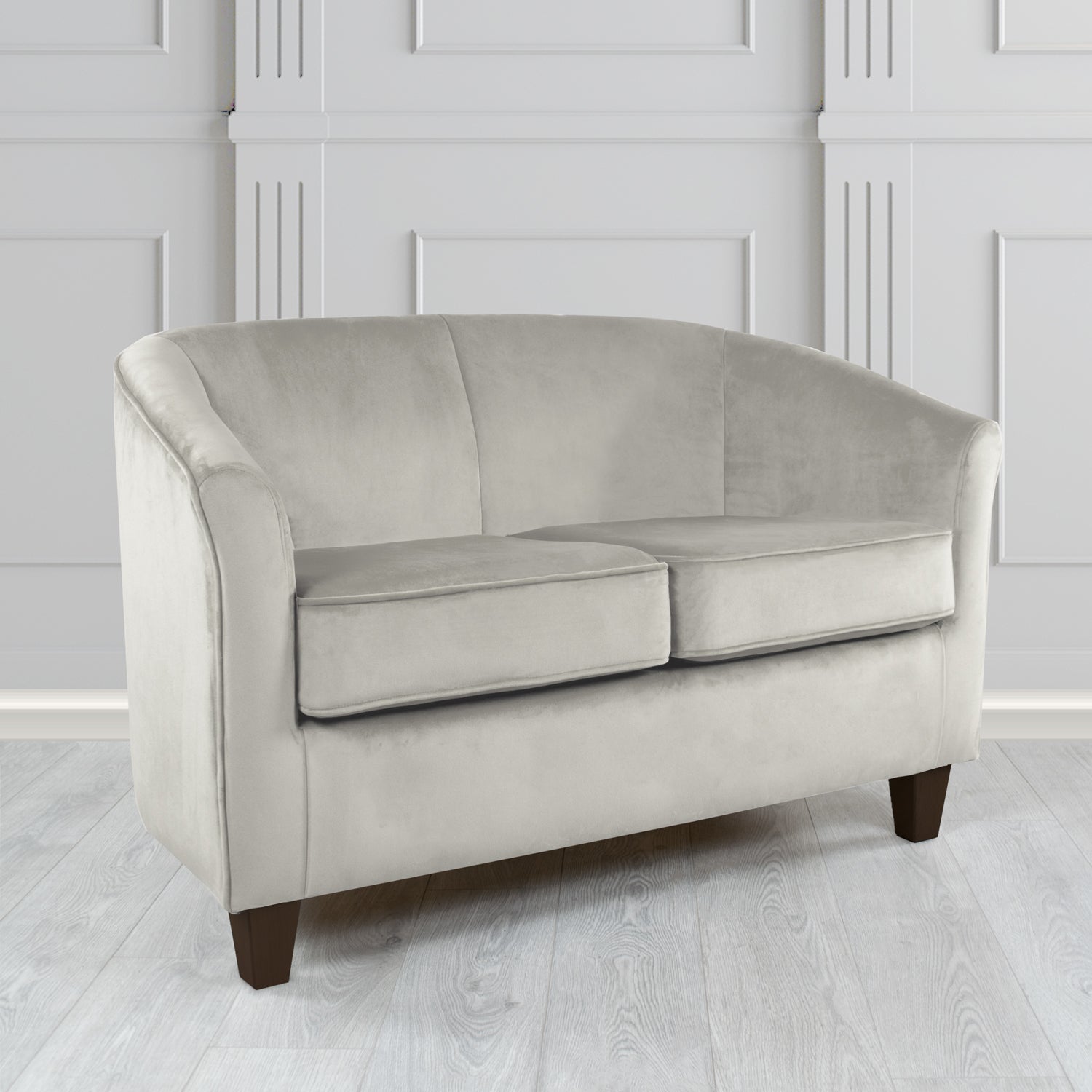 Devon 2 Seater Tub Sofa in Passione Velvet Fabric