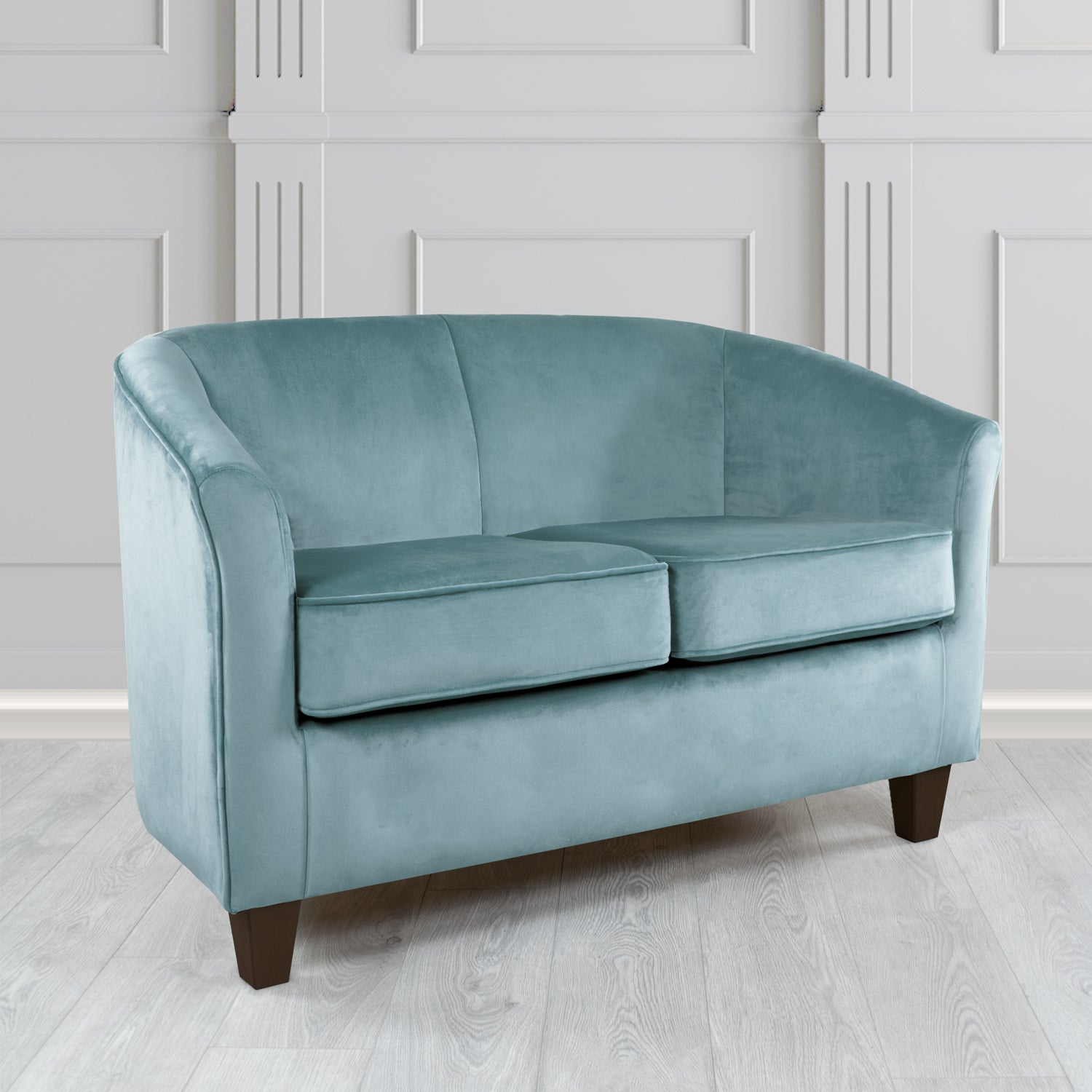 Devon 2 Seater Tub Sofa in Passione Velvet Fabric