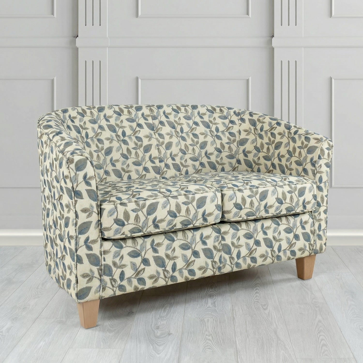 Devon 2 Seater Tub Sofa in Porter and Stone Vercelli Floral Fabric