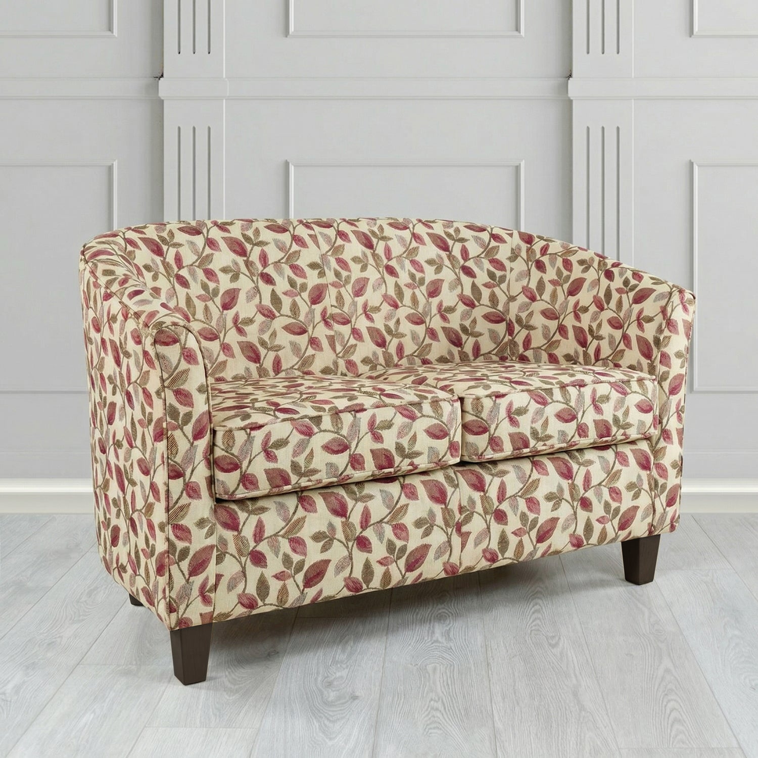 Devon 2 Seater Tub Sofa in Porter and Stone Vercelli Floral Fabric