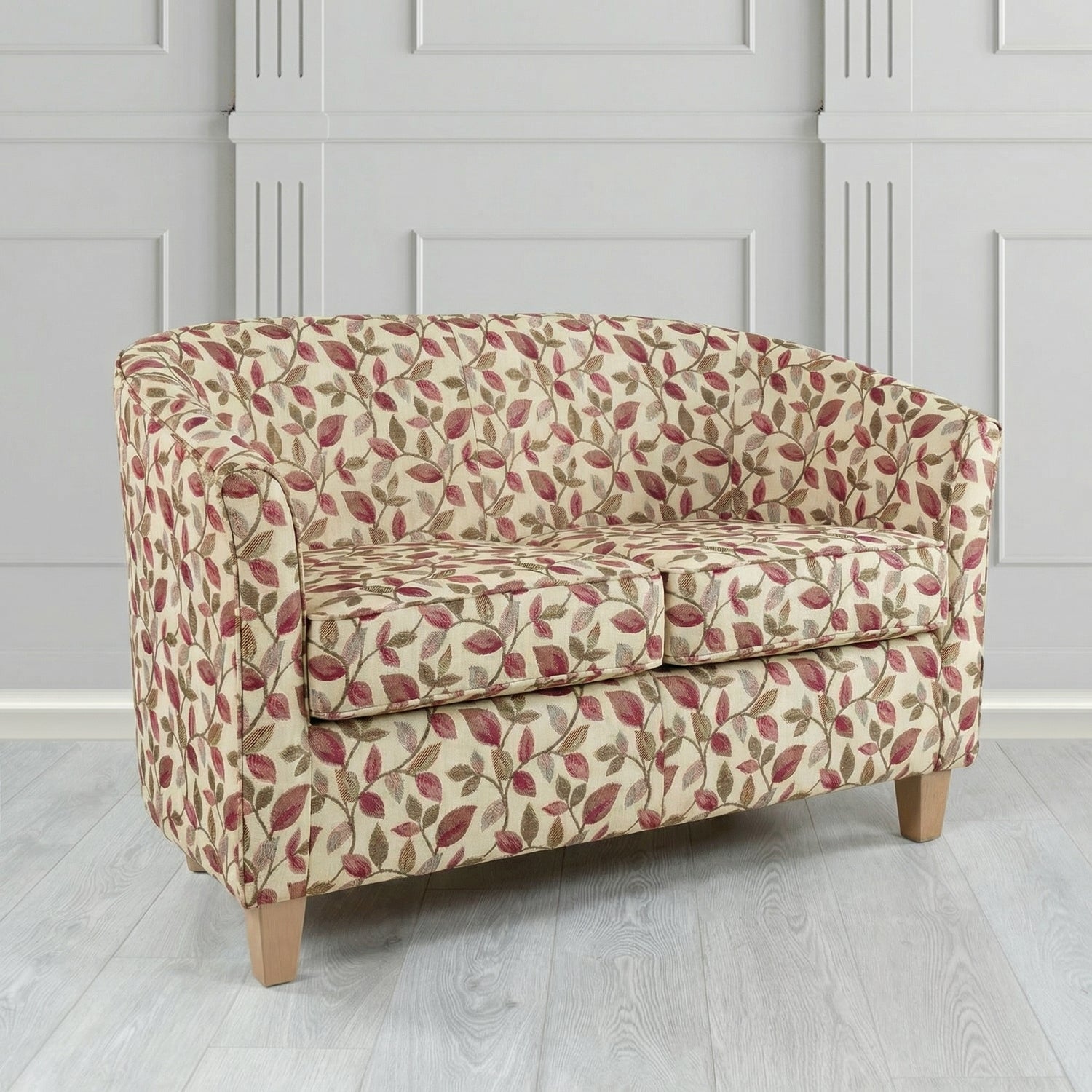 Devon 2 Seater Tub Sofa in Porter and Stone Vercelli Floral Fabric