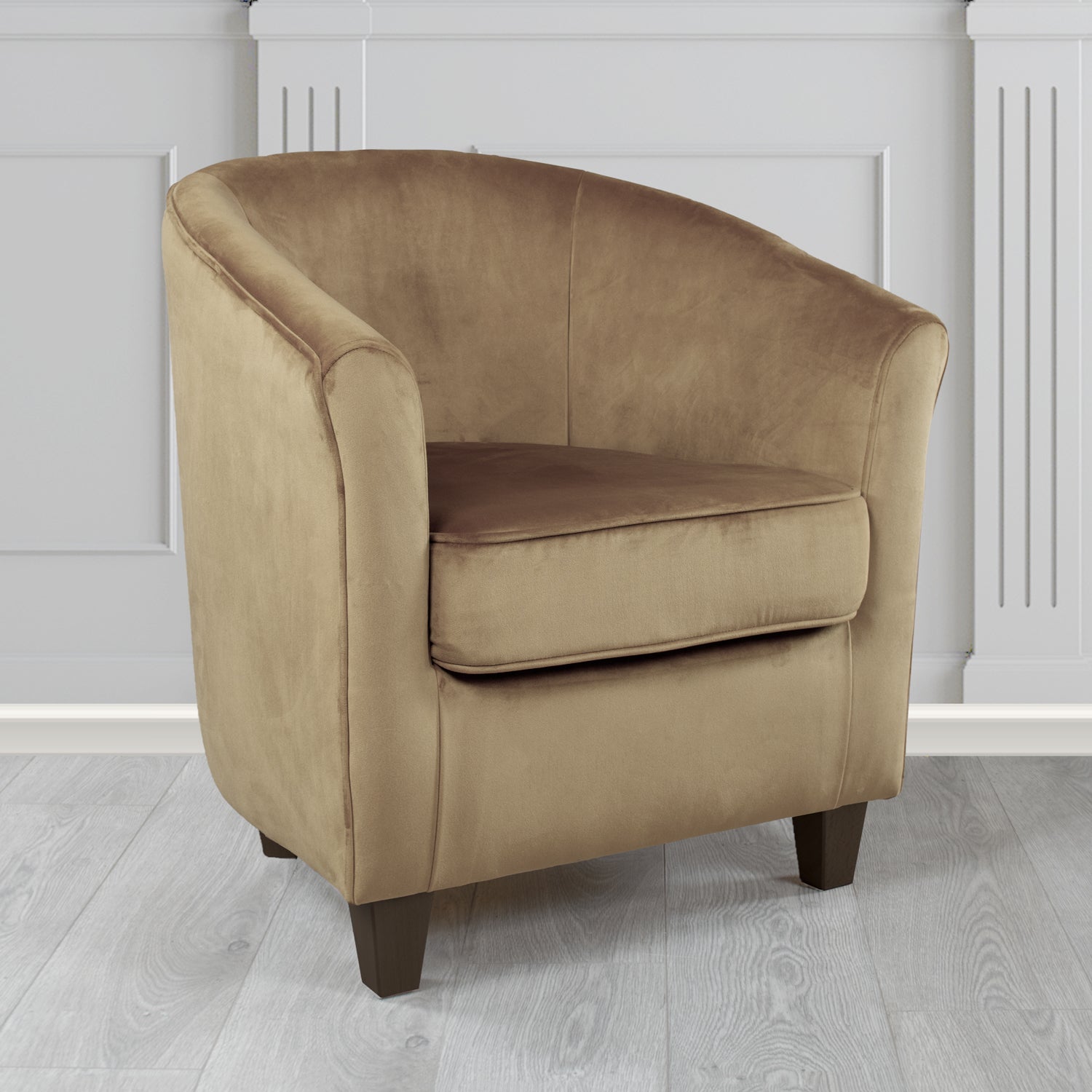 Devon Tub Chair in Monaco Velvet Fabric