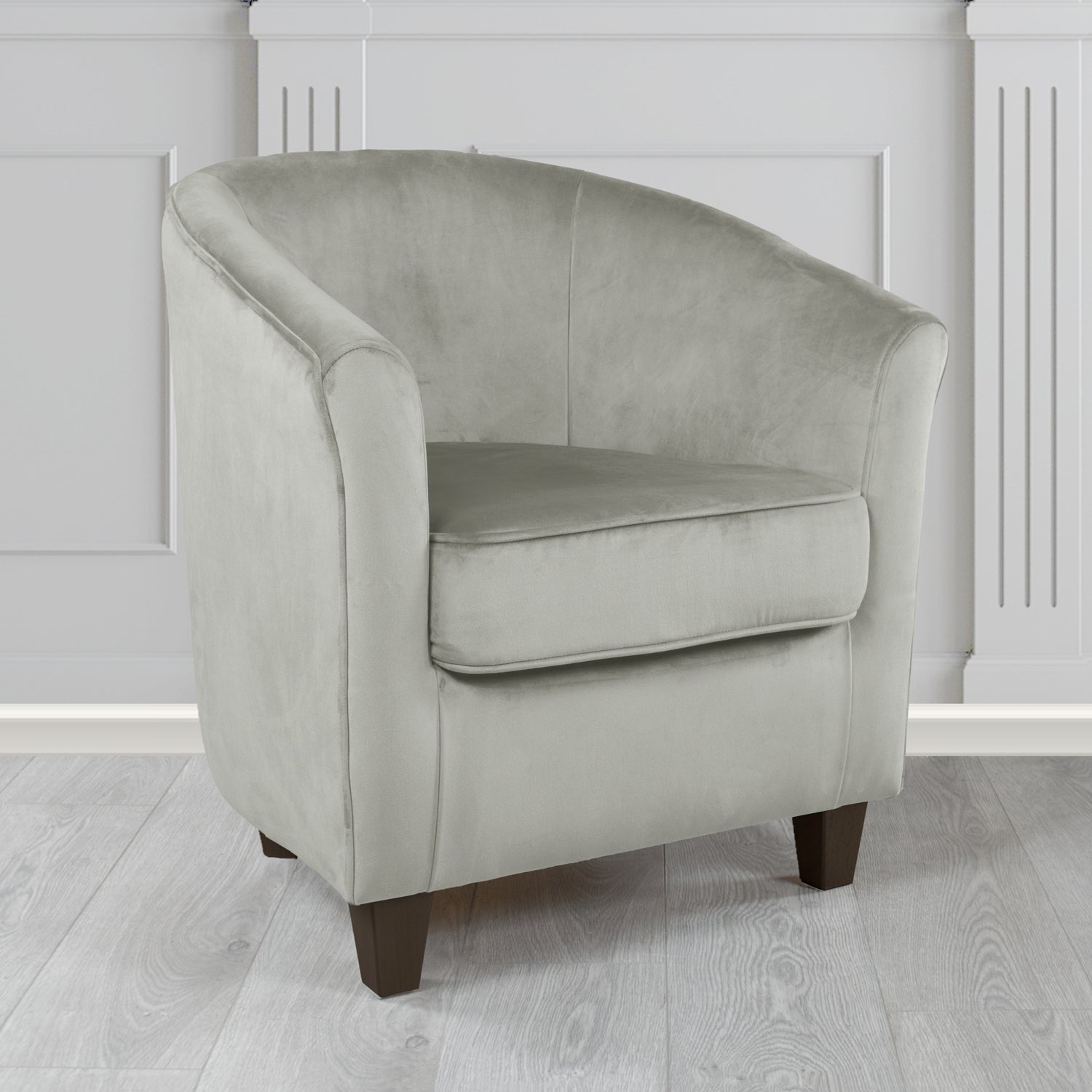 Devon Tub Chair in Monaco Velvet Fabric