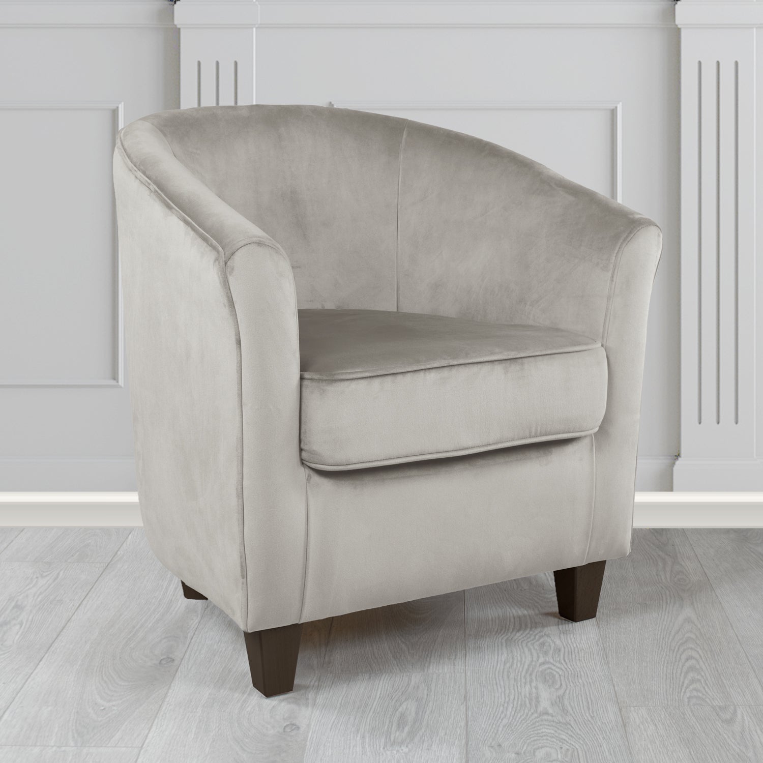 Devon Tub Chair in Monaco Velvet Fabric