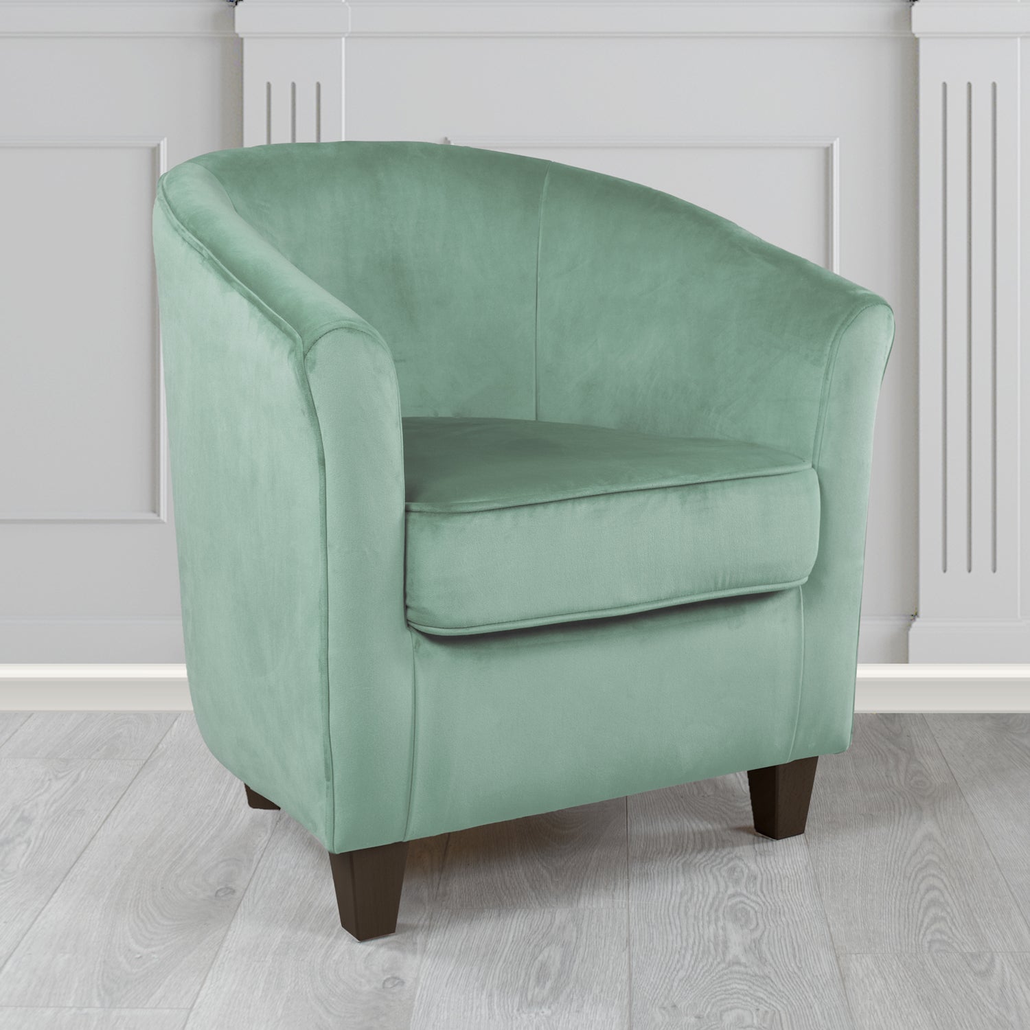 Devon Tub Chair in Passione Velvet Fabric