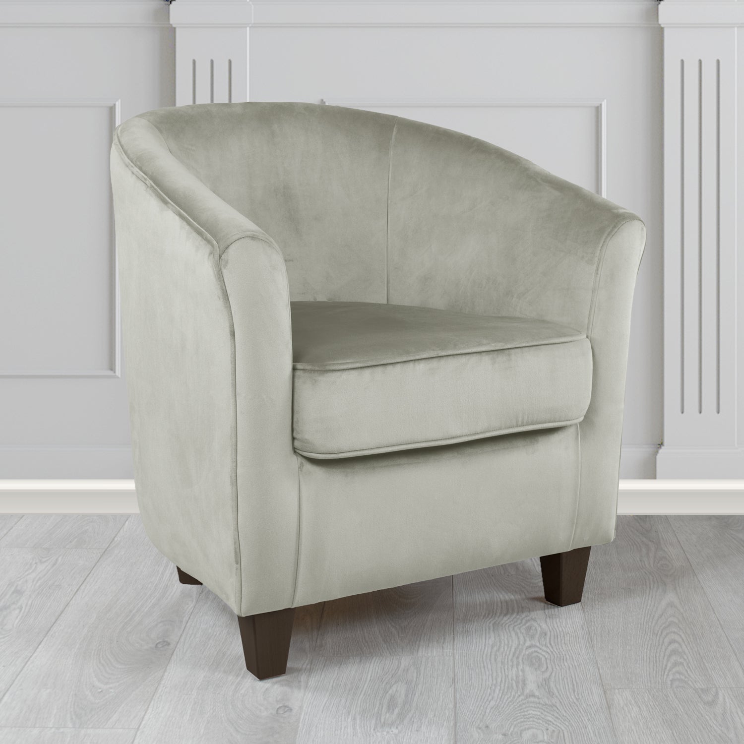 Devon Tub Chair in Passione Velvet Fabric