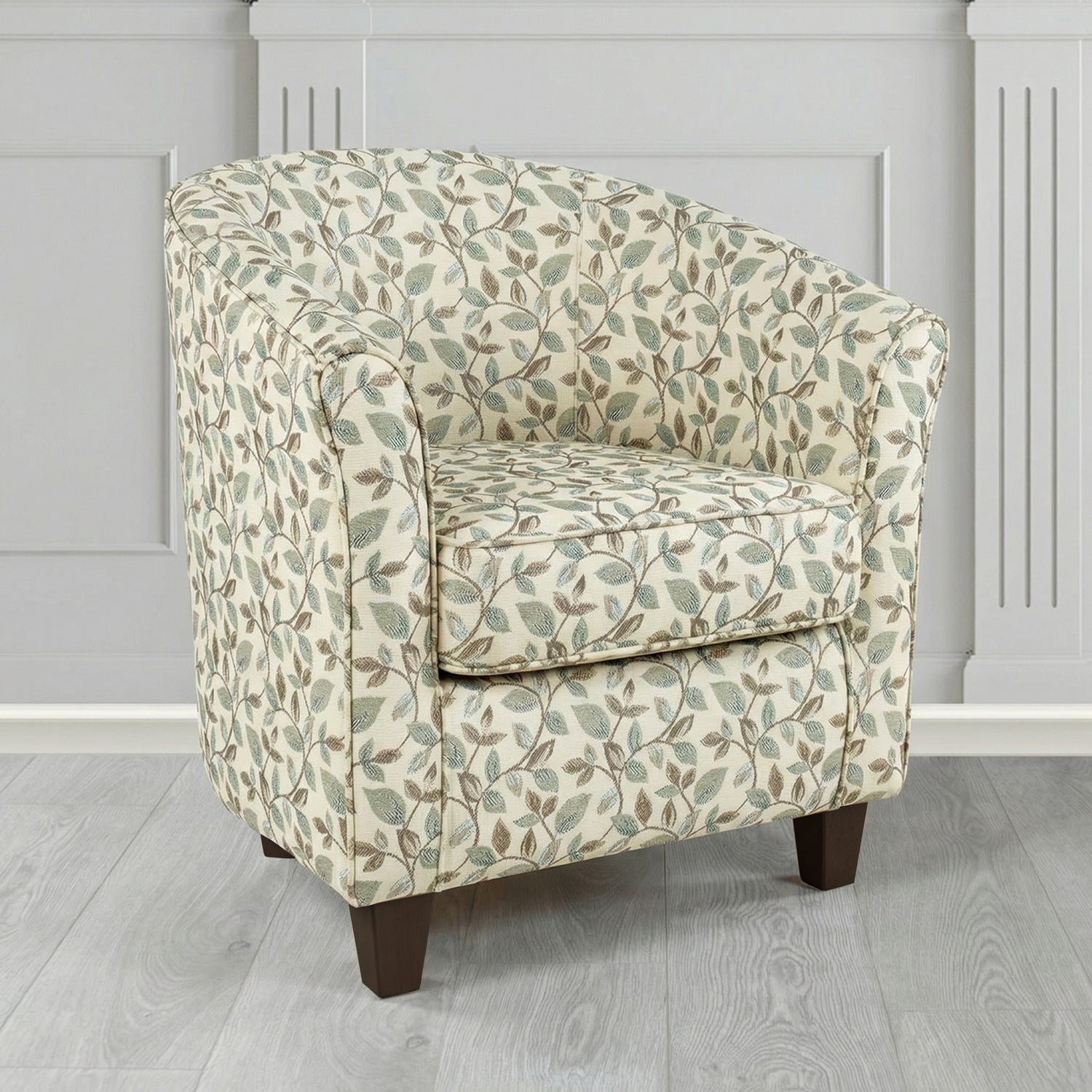 Devon Tub Chair in Porter and Stone Vercelli Floral Fabric