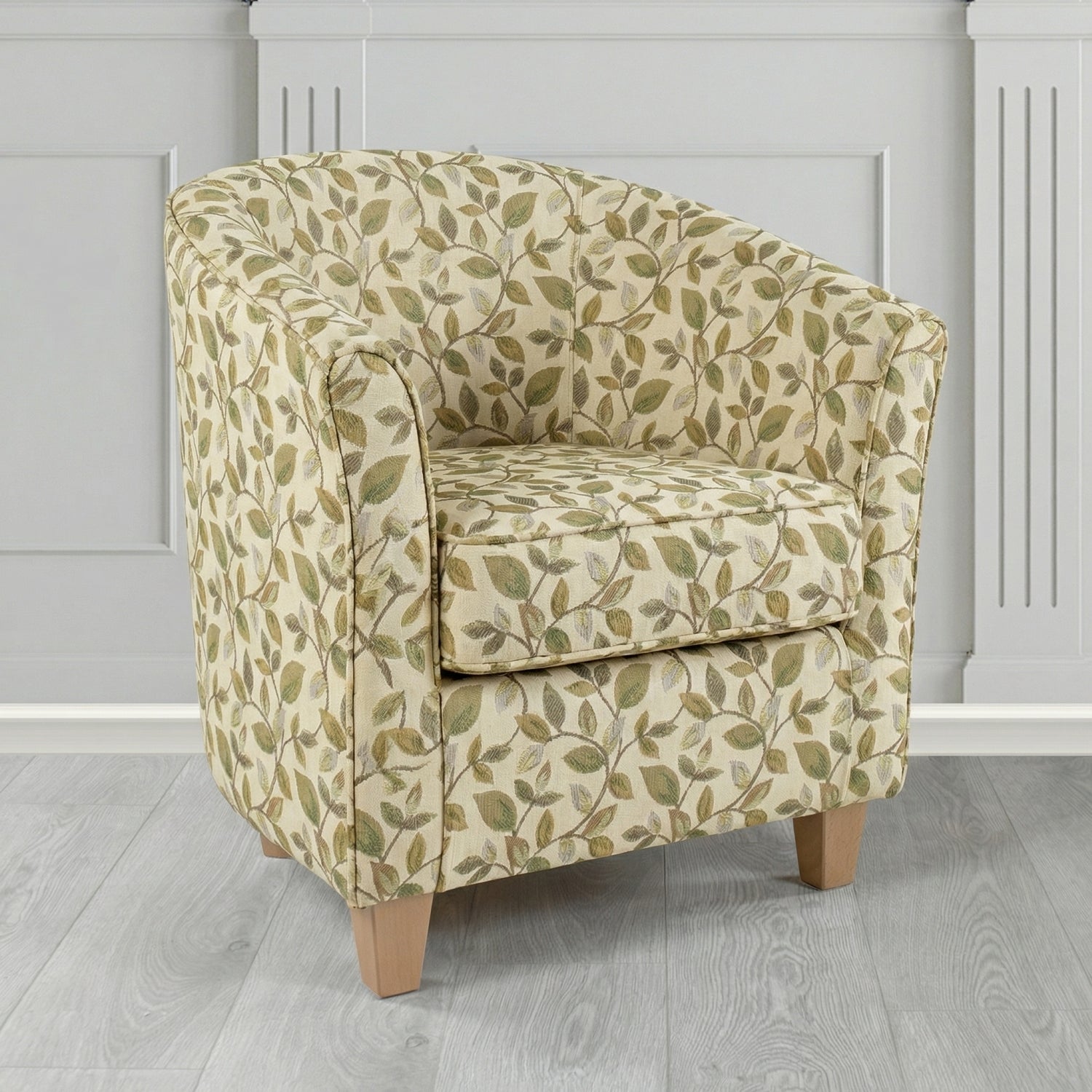 Devon Tub Chair in Porter and Stone Vercelli Floral Fabric