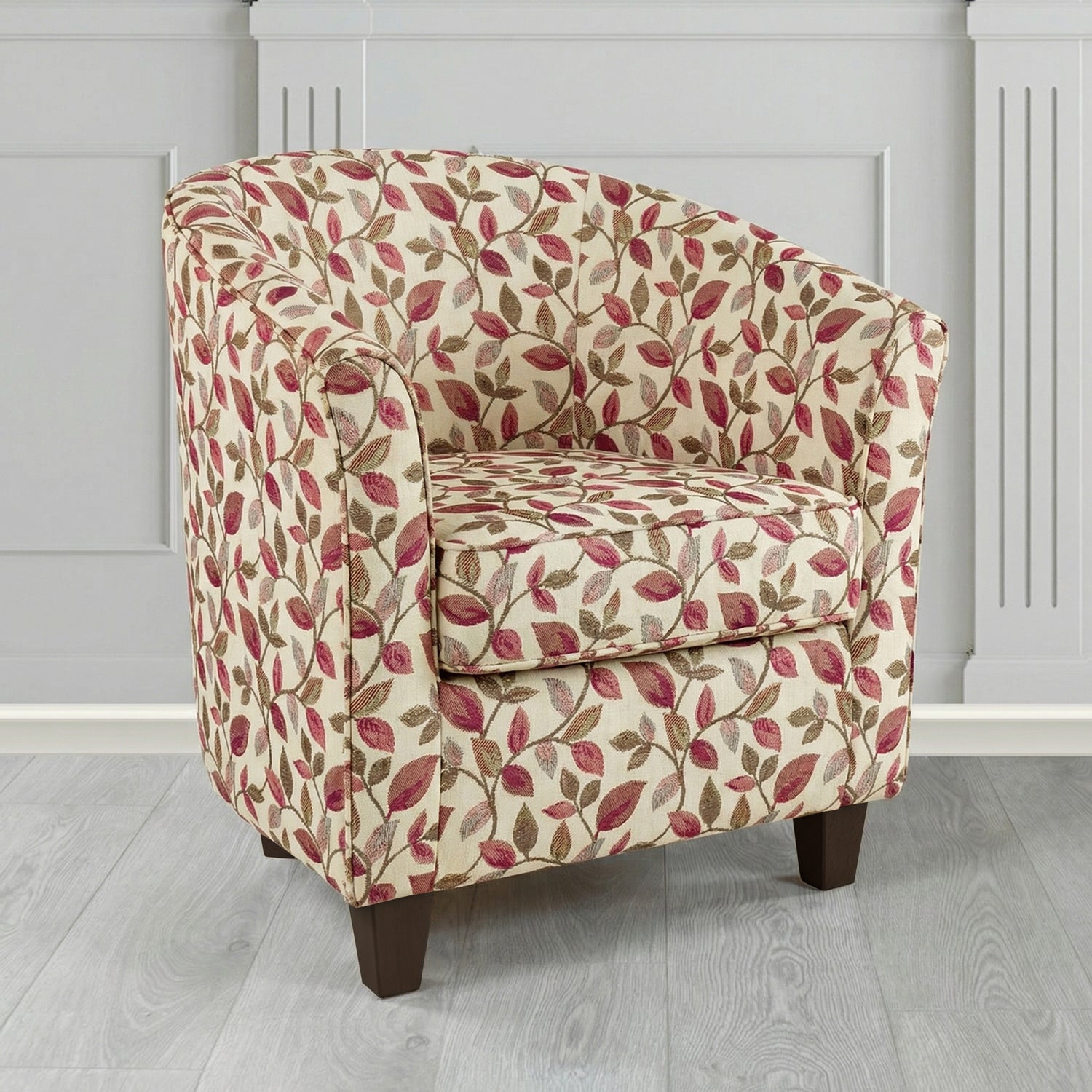 Devon Tub Chair in Porter and Stone Vercelli Floral Fabric