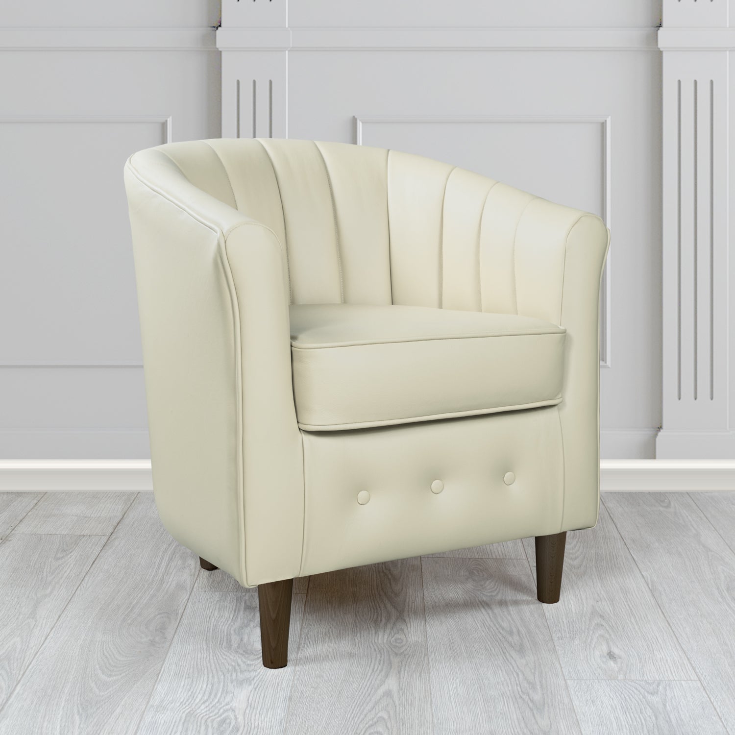 Doha Tub Chair in Shelly Crib 5 Genuine Leather