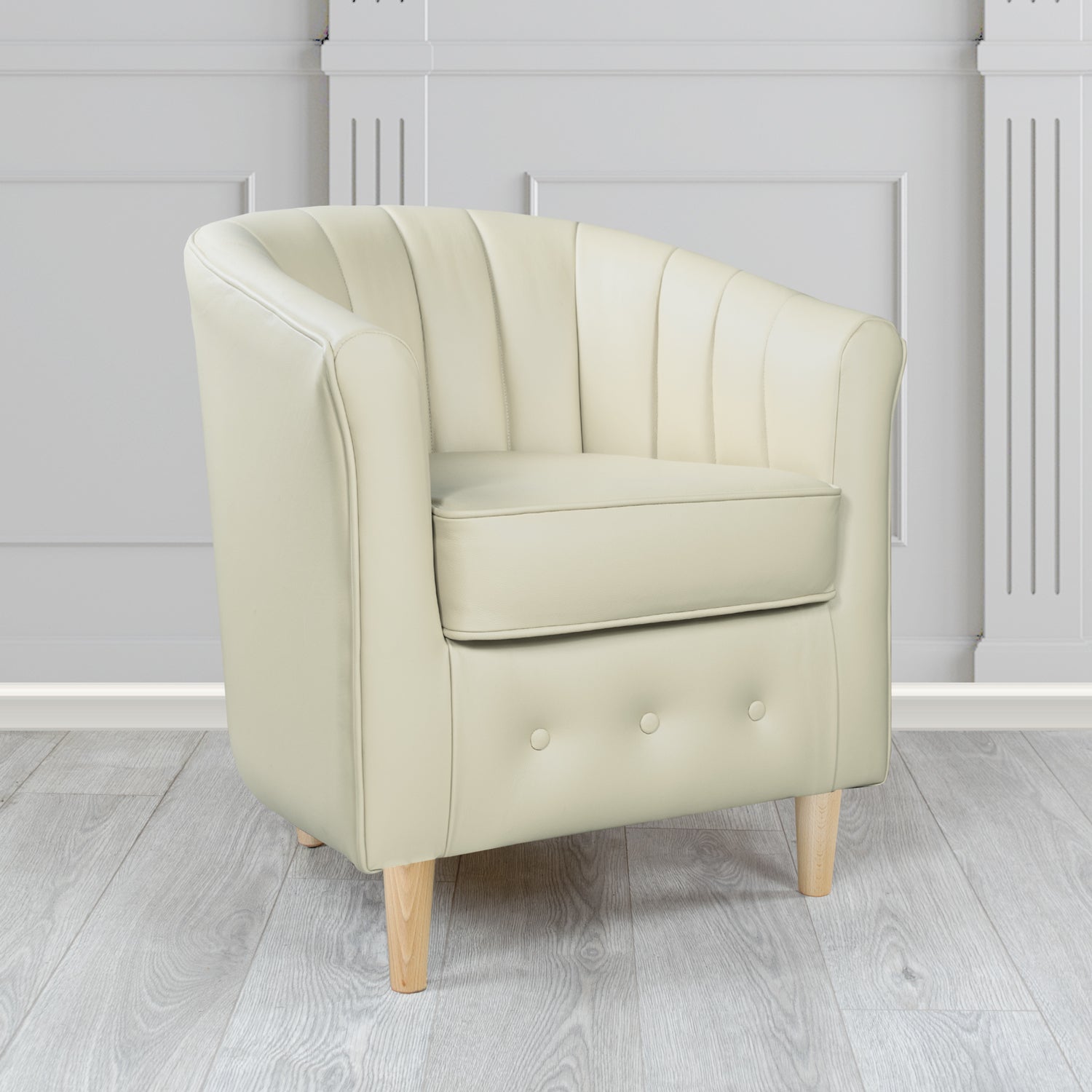 Doha Tub Chair in Shelly Crib 5 Genuine Leather