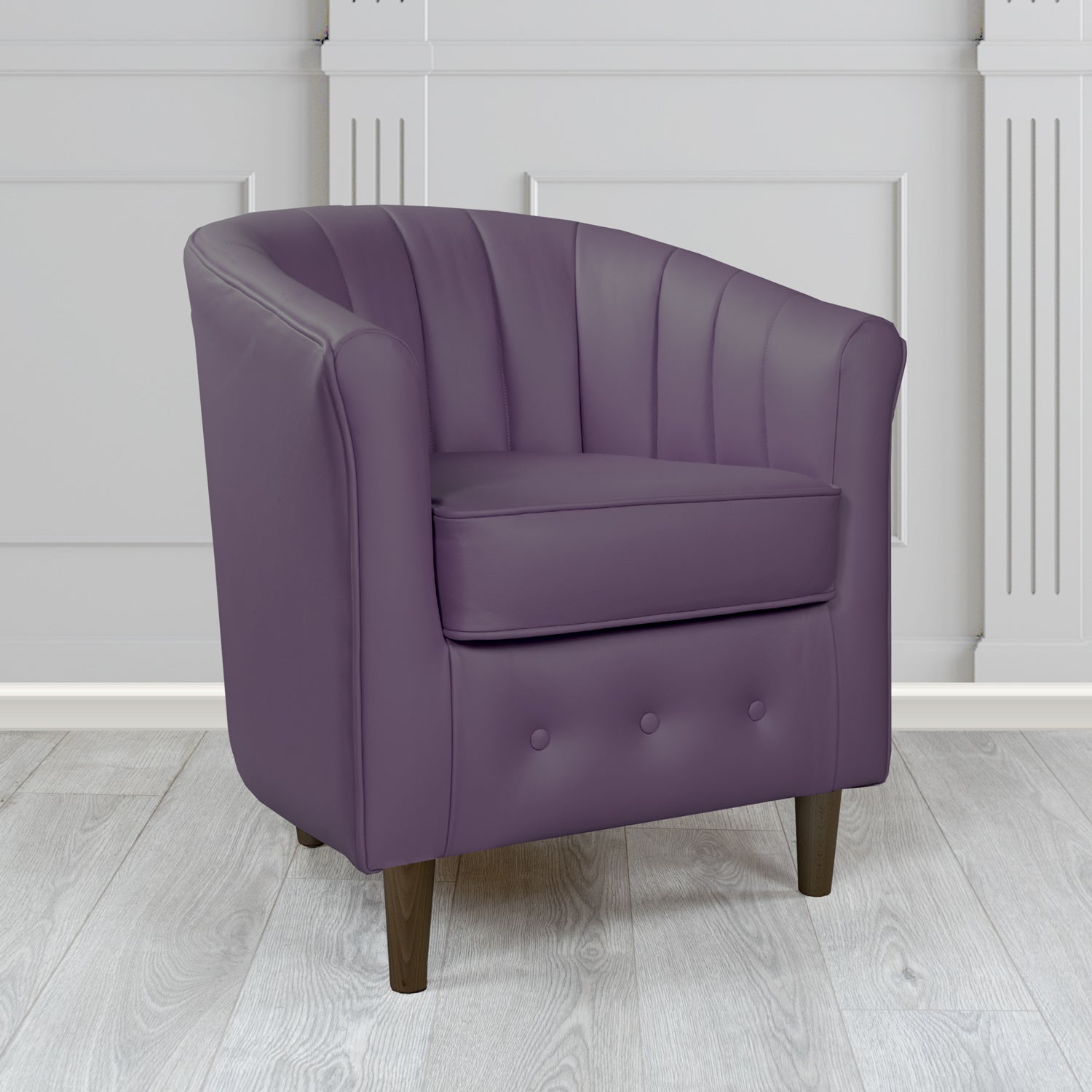 Doha Tub Chair in Shelly Crib 5 Genuine Leather