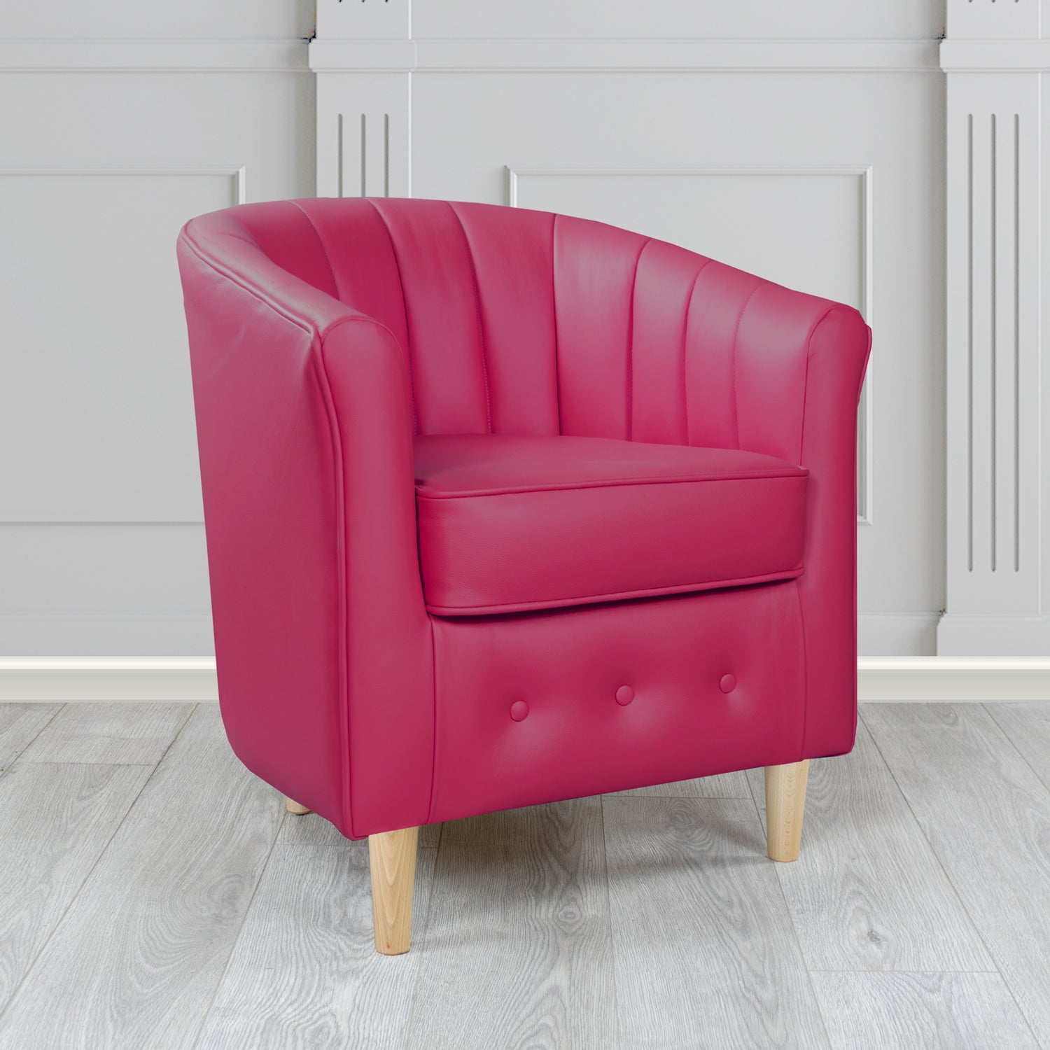 Doha Tub Chair in Shelly Crib 5 Genuine Leather